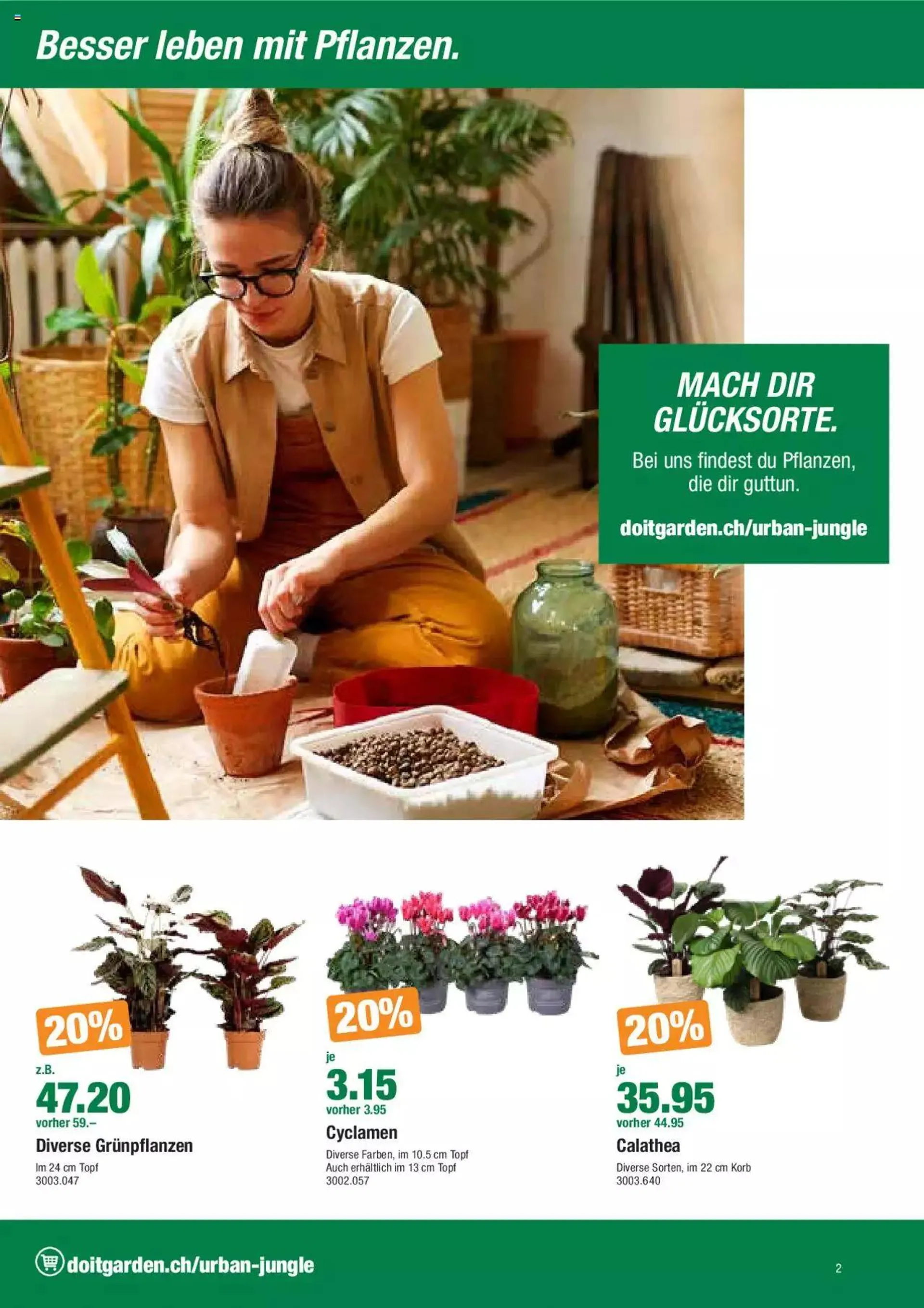 DO IT+GARDEN MIGROS Aktionen von 26. September bis 9. Oktober 2023 - Prospekt seite  2
