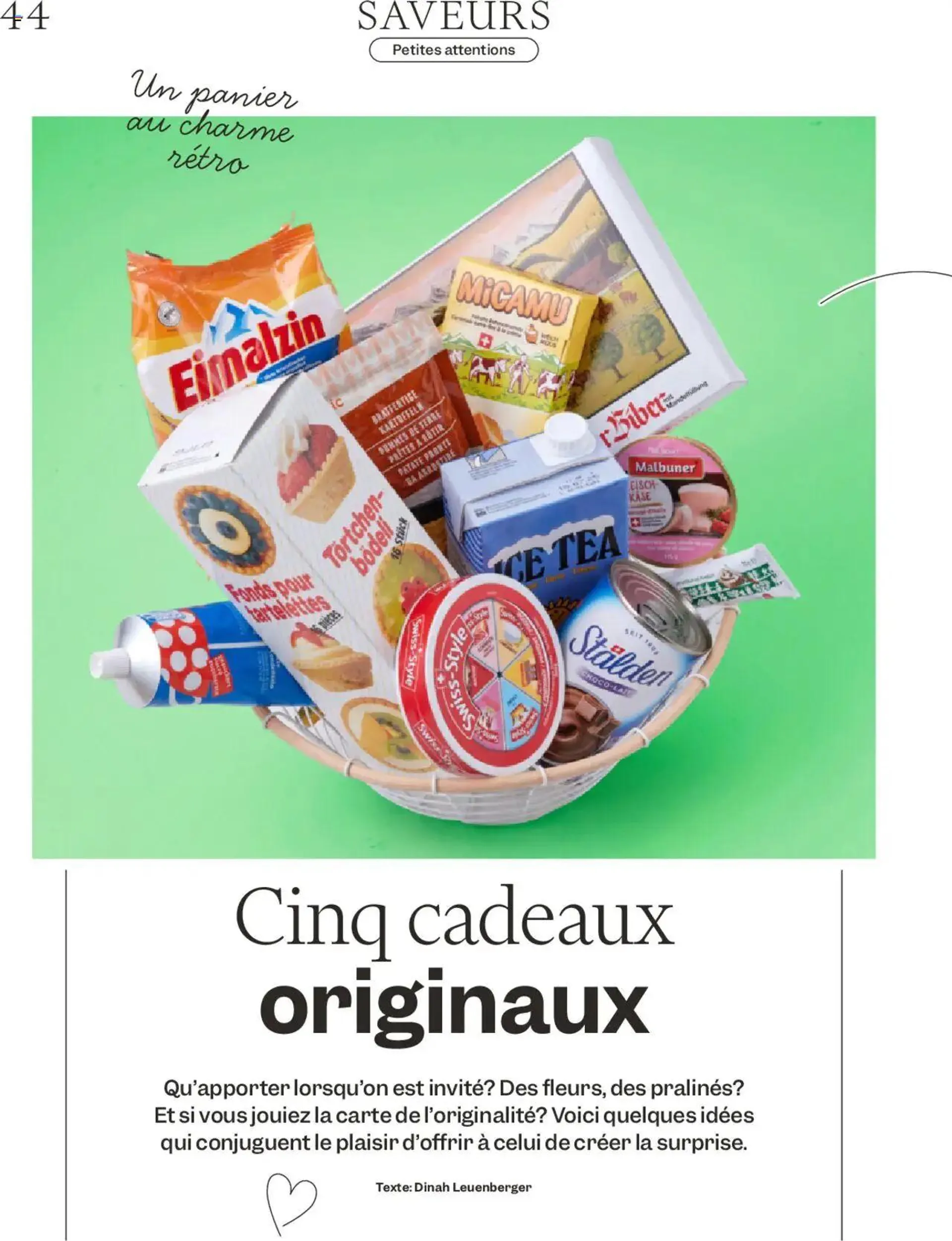 Migros Magazin FR von 21. Oktober bis 27. Oktober 2024 - Prospekt seite  44