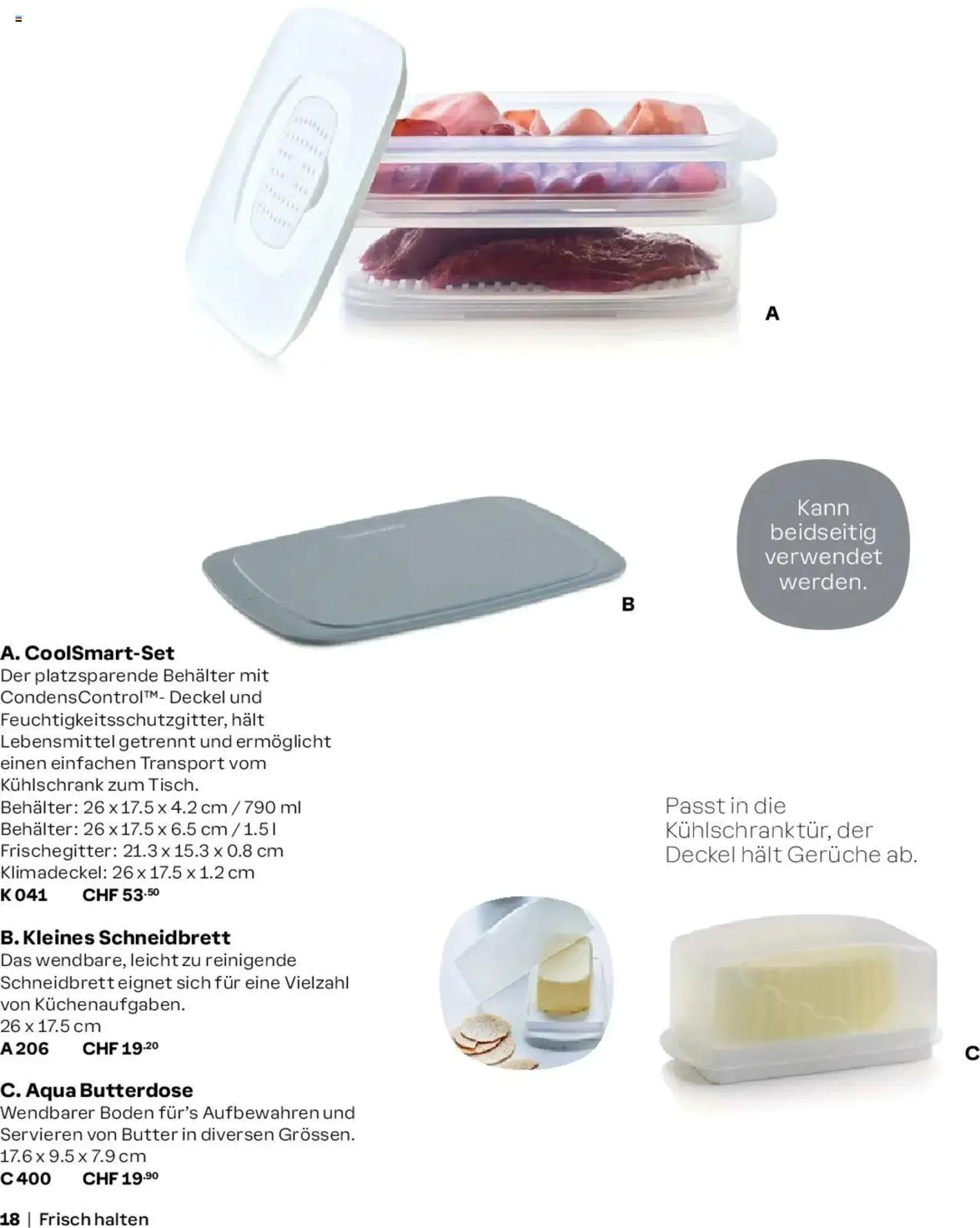 Tupperware Aktionen Herbst / Winter 2024/25 von 2. September bis 31. Dezember 2024 - Prospekt seite  18