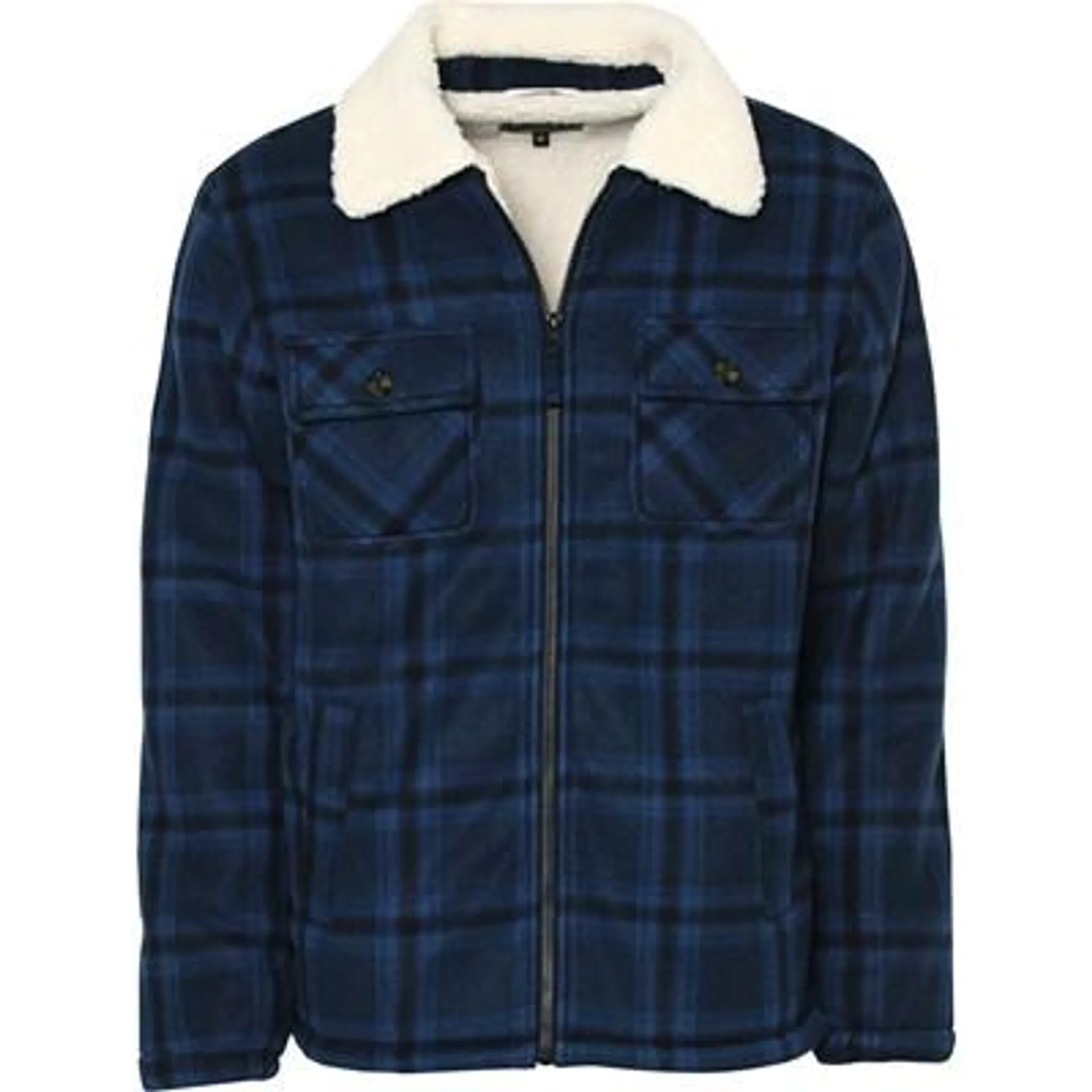 Holzfällerjacke blau