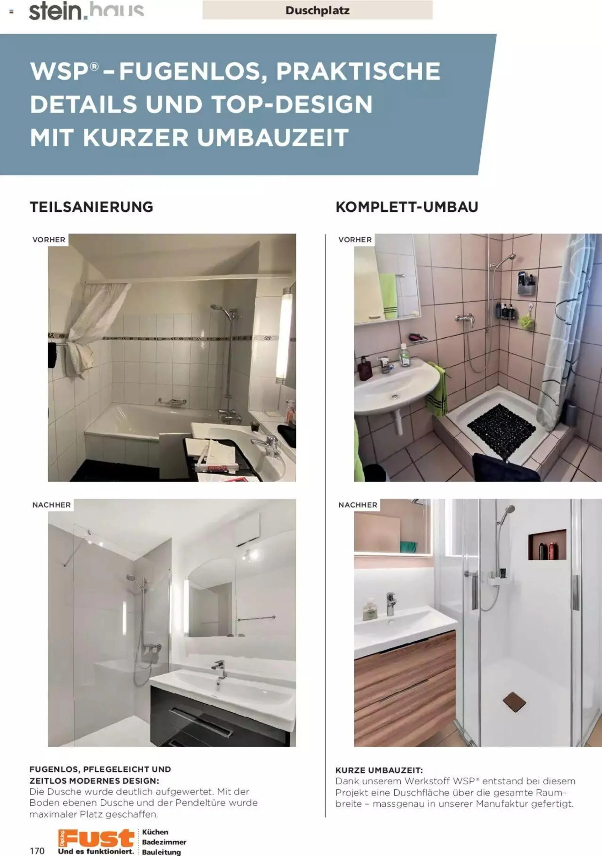 Fust Aktionen Badezimmermagazin von 17. April bis 31. Dezember 2024 - Prospekt seite  170