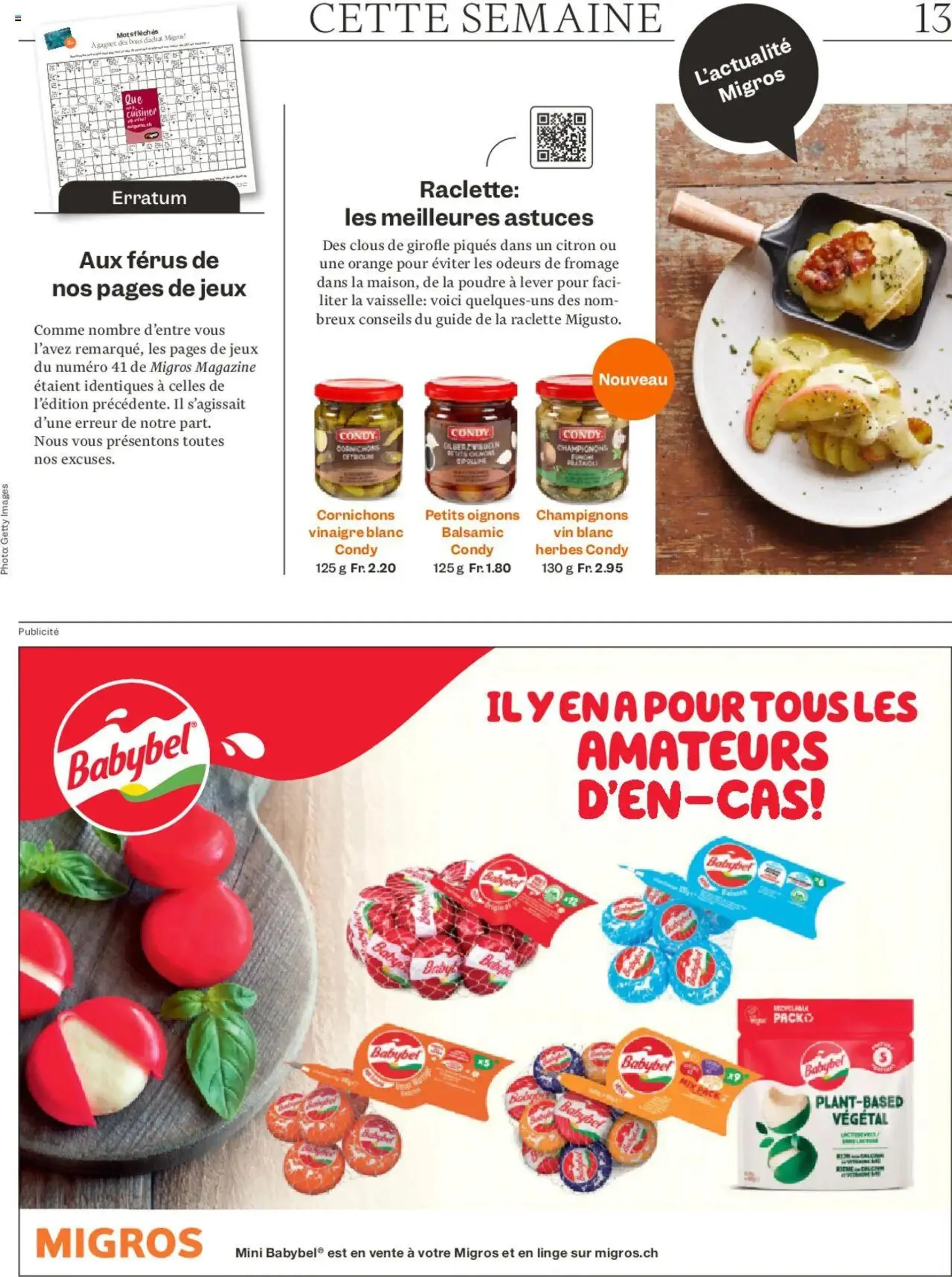 Migros Magazin FR von 14. Oktober bis 20. Oktober 2024 - Prospekt seite  13