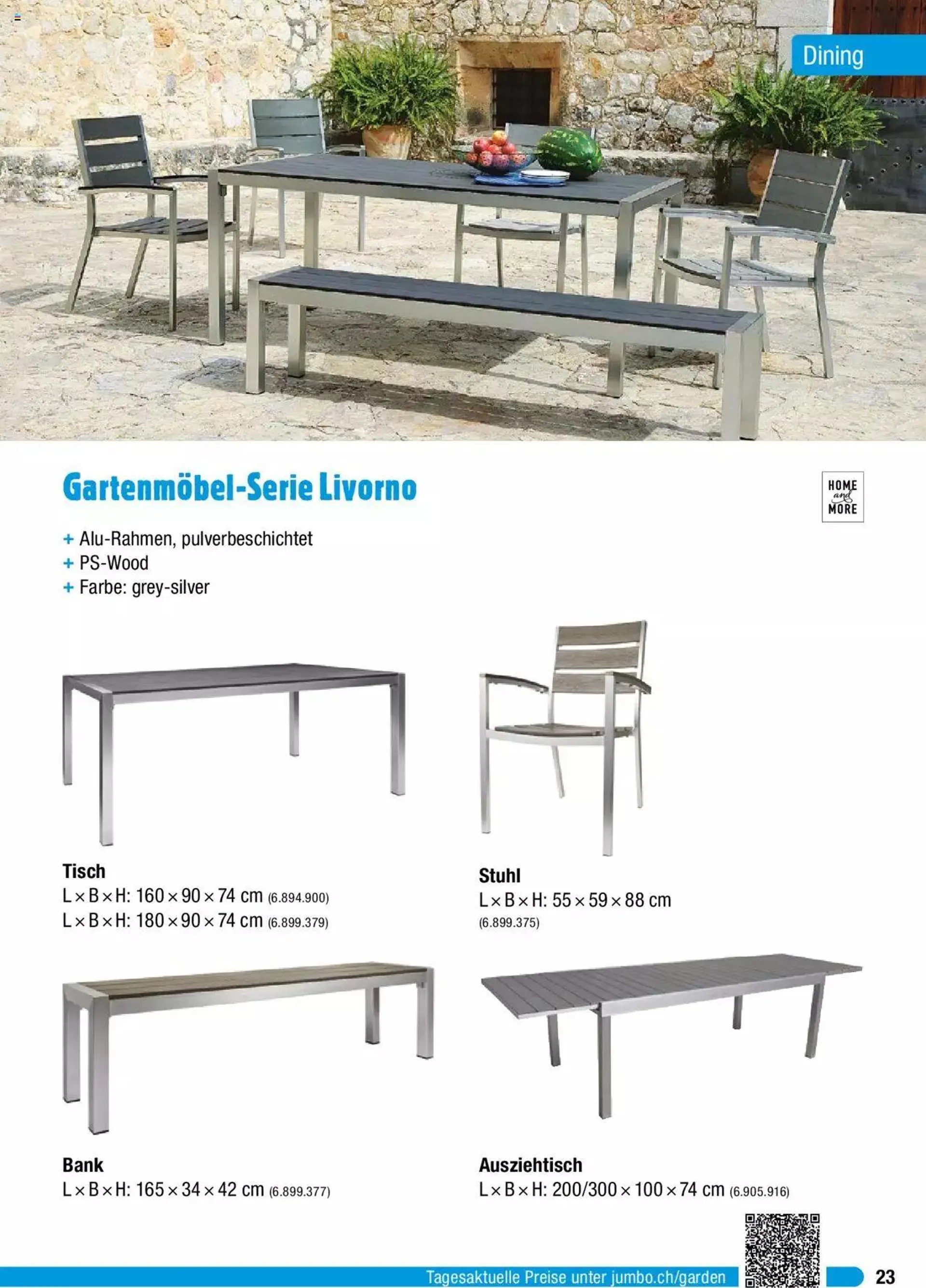 Jumbo Gartenmobelbroschure 2023 von 27. Februar bis 31. Dezember 2023 - Prospekt seite  23