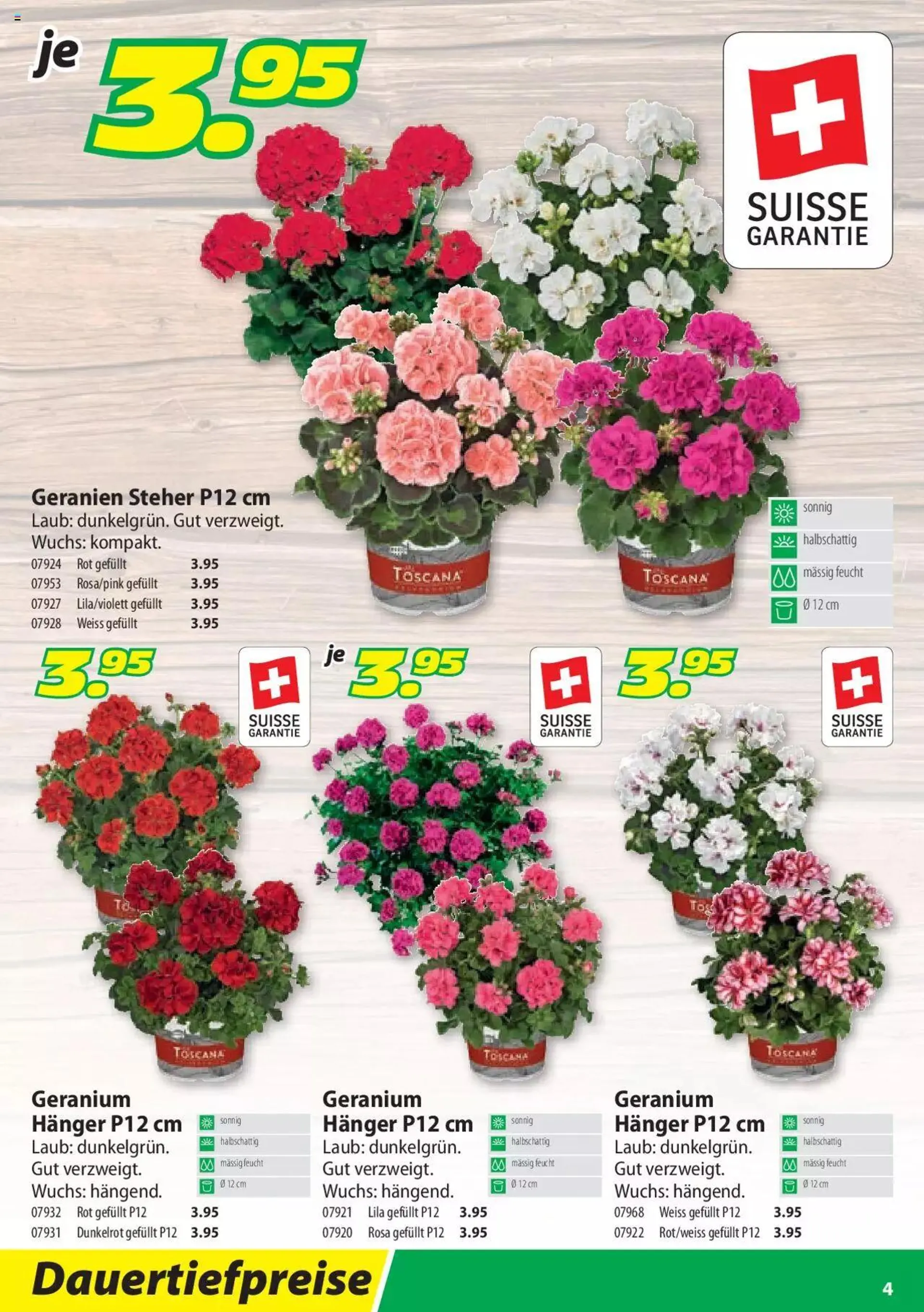 Landi - Geranien von 25. April bis 31. Dezember 2023 - Prospekt seite  4