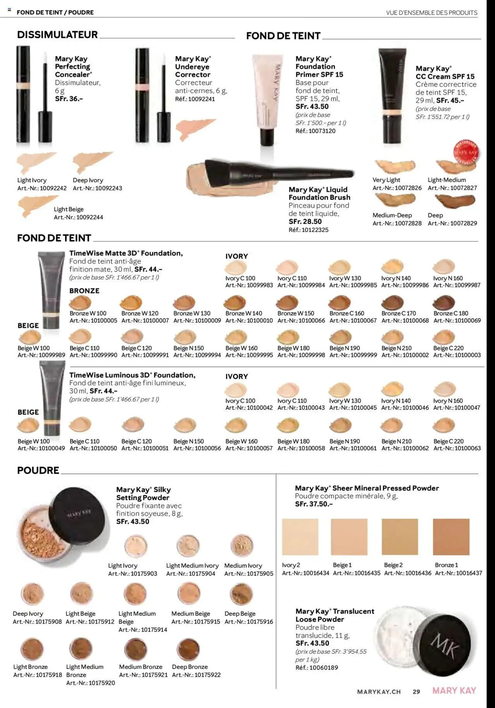 Mary Kay Aktionen The Look von 16. Oktober bis 31. Dezember 2024 - Prospekt seite  29