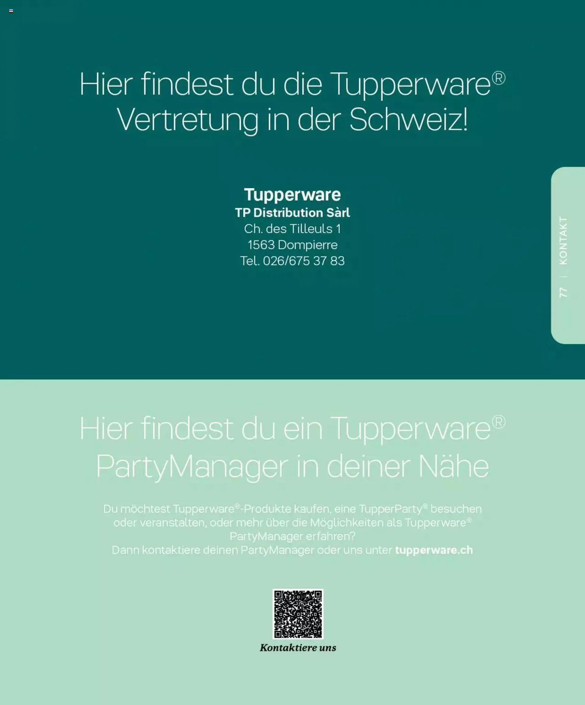 Tupperware - Herbst / Winter 2022-23 von 1. September bis 31. Dezember 2023 - Prospekt seite  77