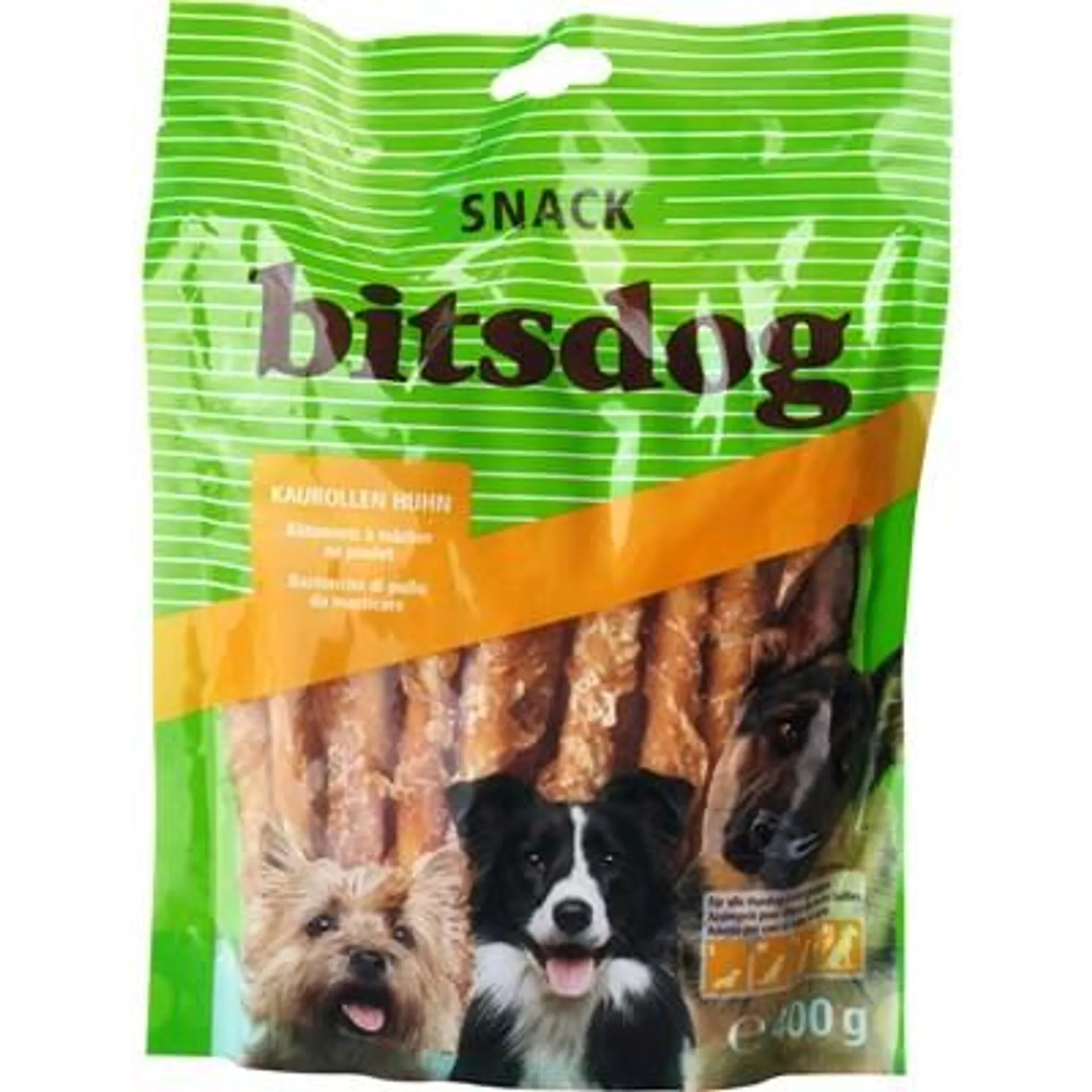 Hundesnack Kaurollen Huhn 400 g