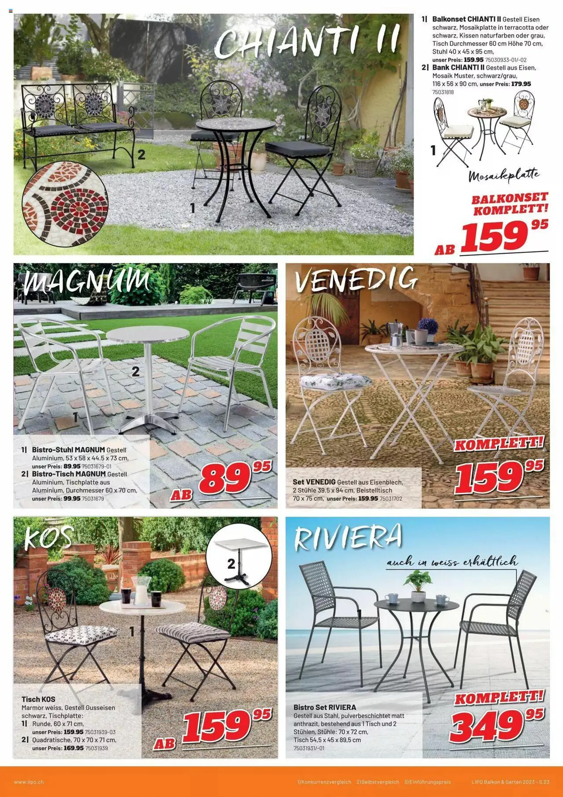 Lipo Gartenkatalog von 23. Februar bis 30. September 2023 - Prospekt seite  23
