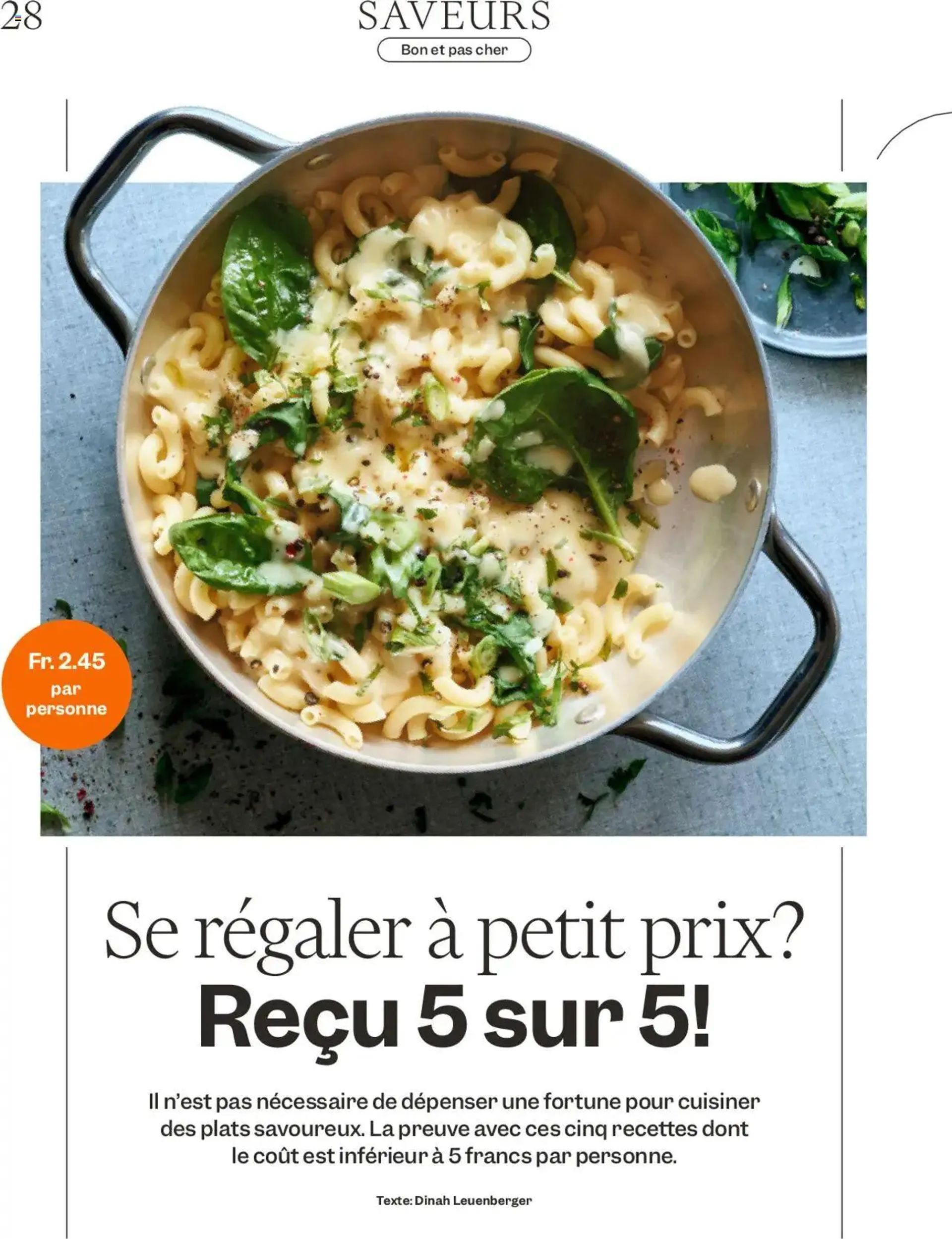 Migros Magazin FR von 21. Oktober bis 27. Oktober 2024 - Prospekt seite  28