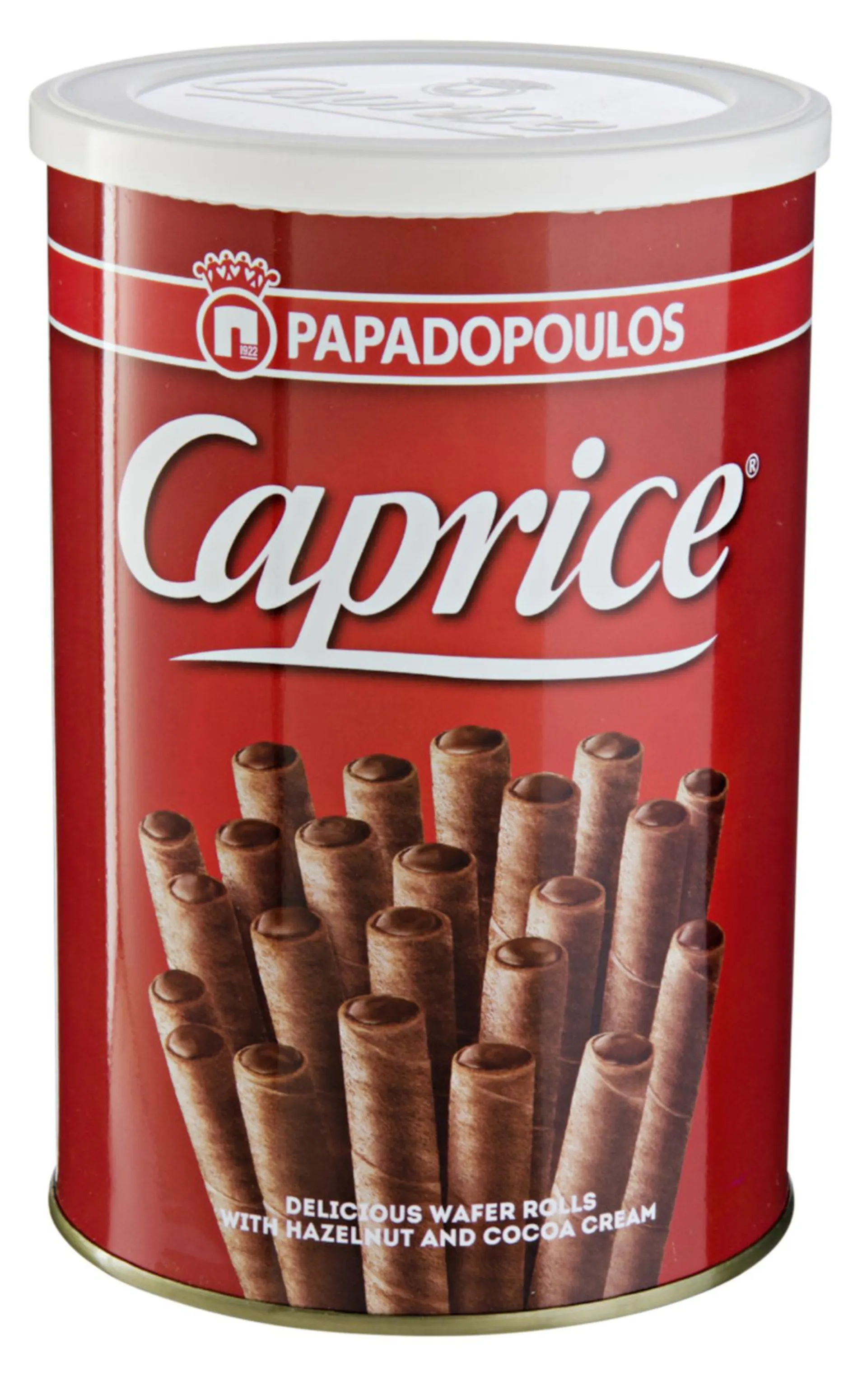 Papadopoulos Waffelröllchen Haselnuss Caprice