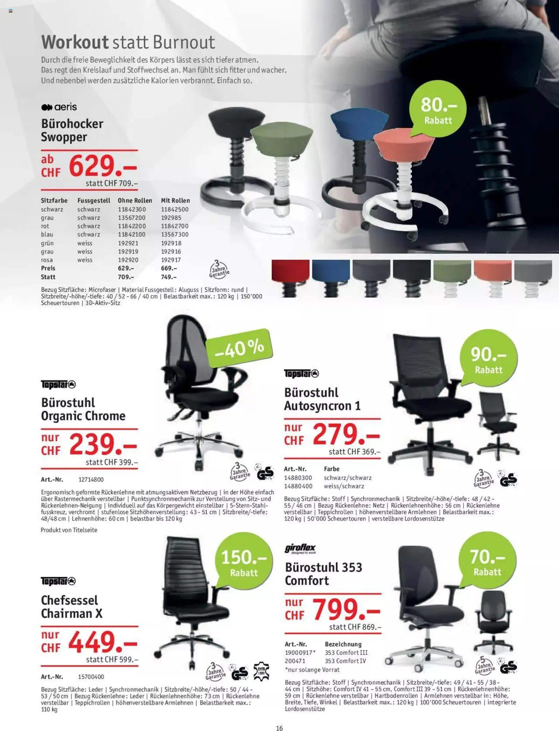 Office World Aktionen von 30. November bis 27. Dezember 2023 - Prospekt seite  16