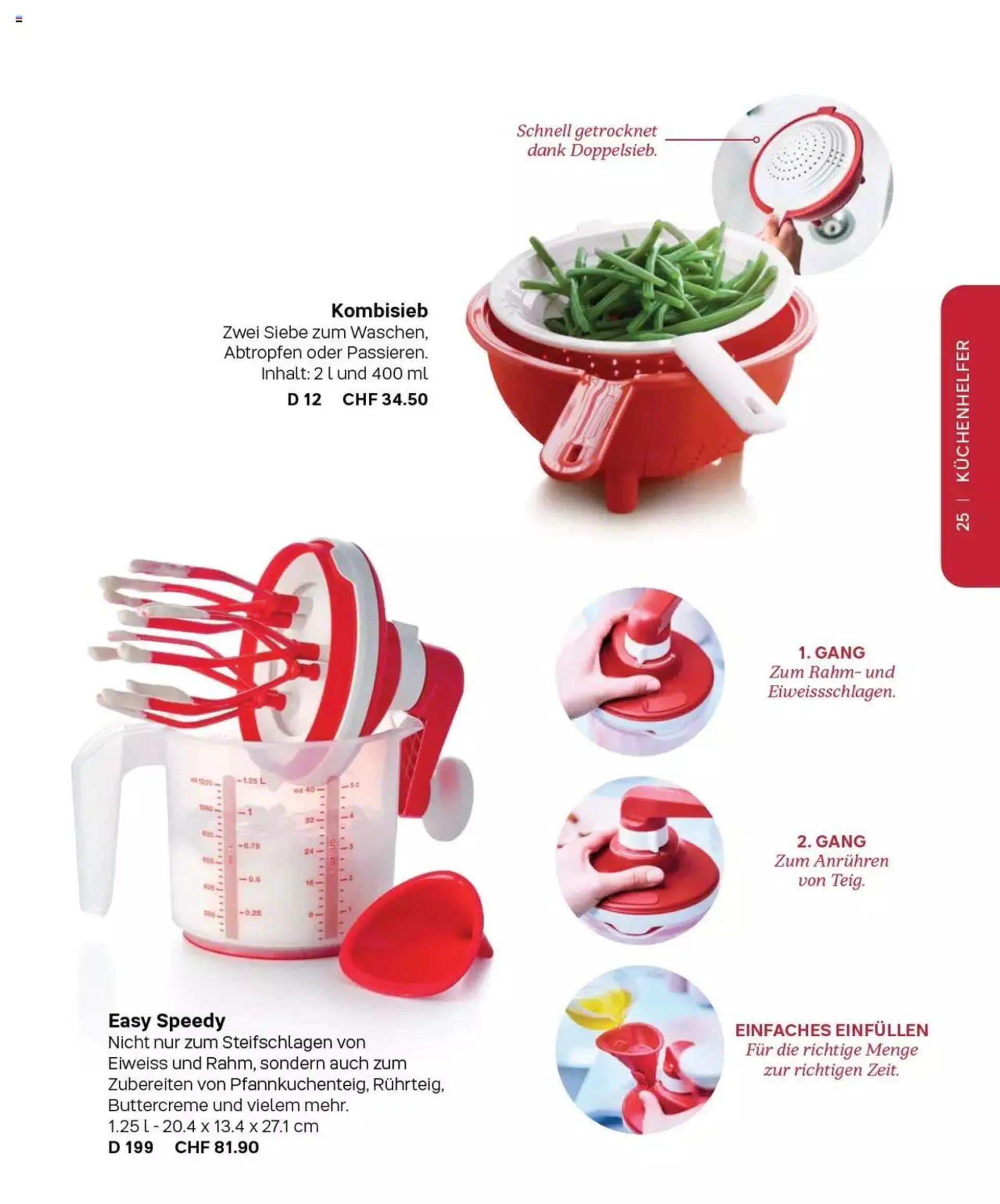 Tupperware - Herbst / Winter 2022-23 von 1. September bis 31. Dezember 2023 - Prospekt seite  25