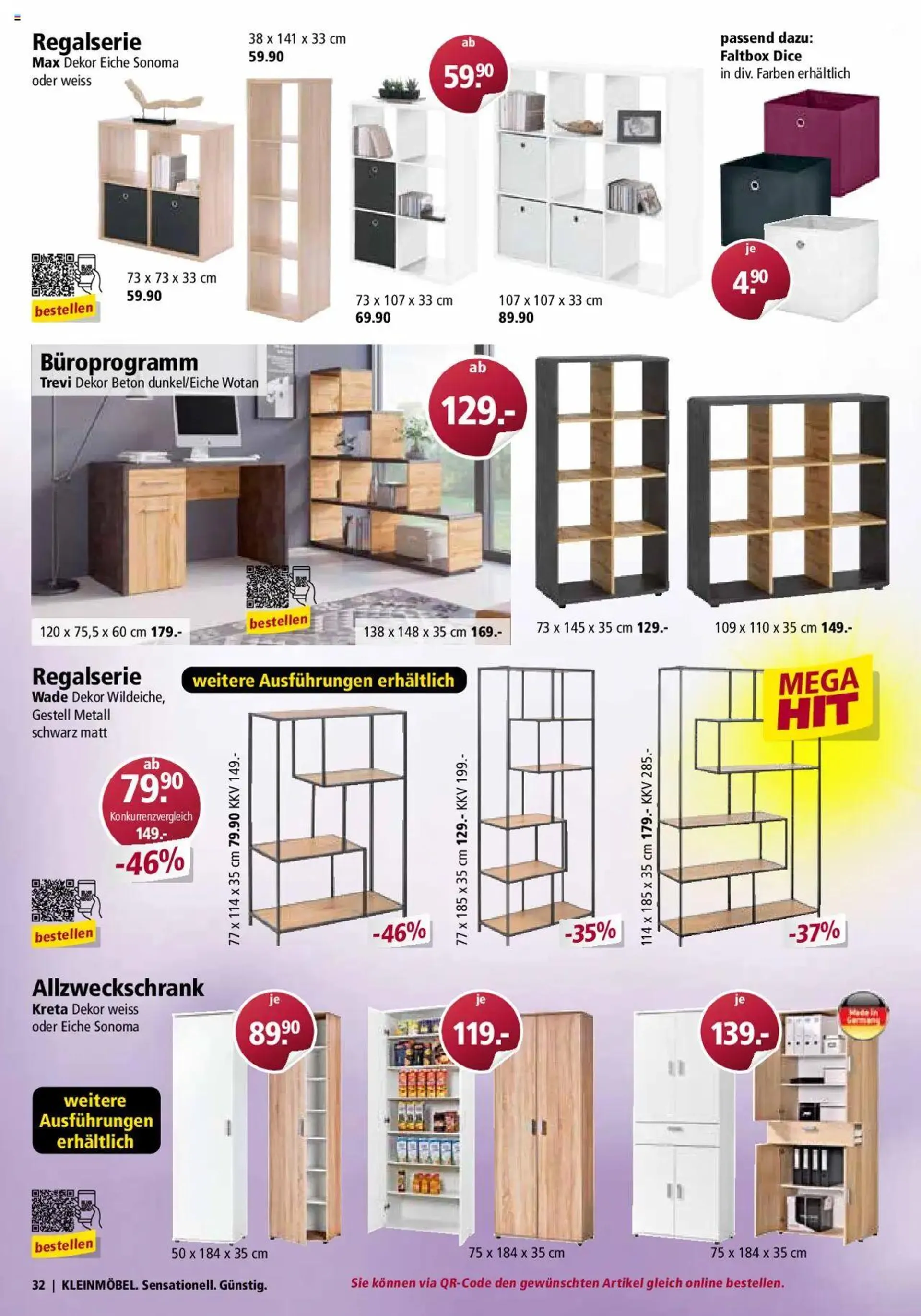 Otto's Moebelflyer von 1. September bis 31. Oktober 2024 - Prospekt seite  32