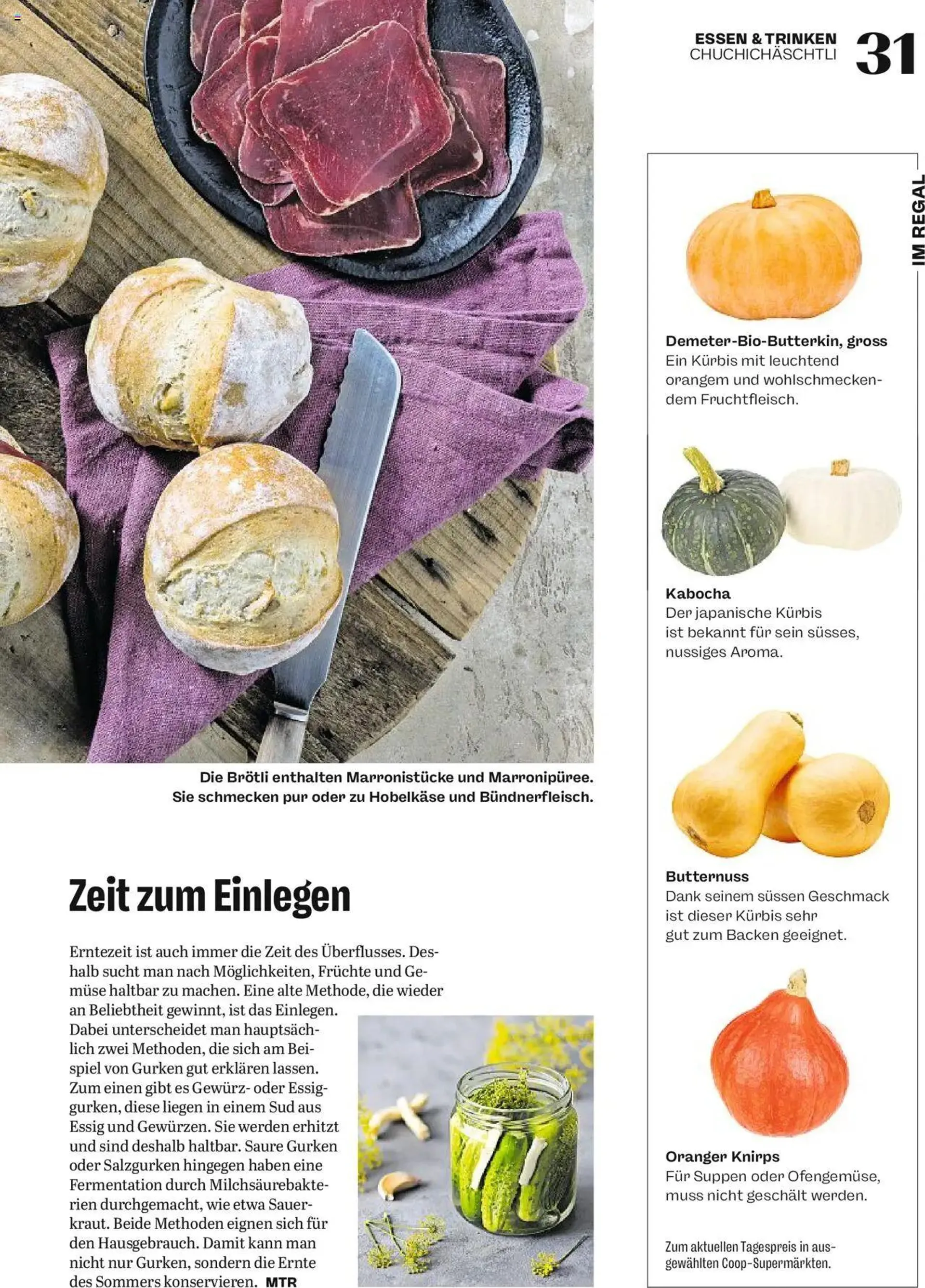 Coop - Magazin von 1. Oktober bis 7. Oktober 2024 - Prospekt seite  31