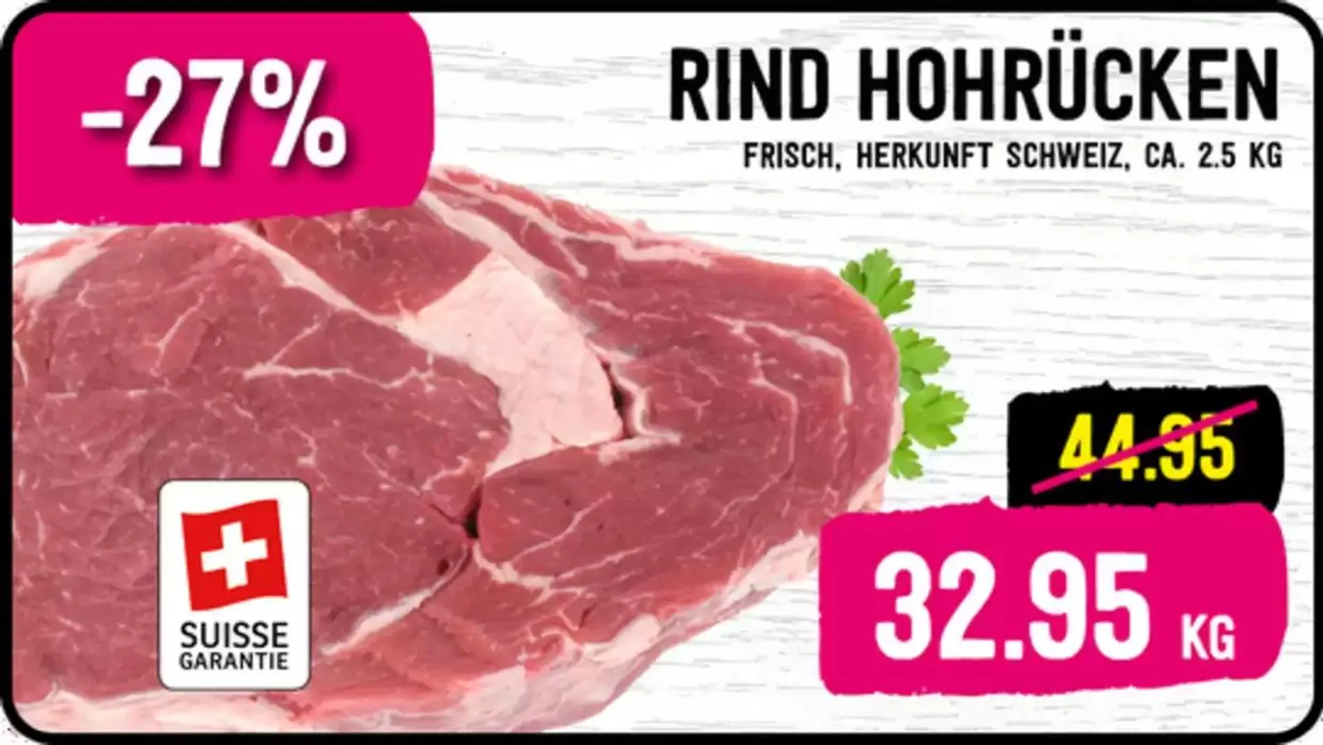 Fleisch Discount reklamblad von 14. Februar bis 28. Februar 2025 - Prospekt seite  1