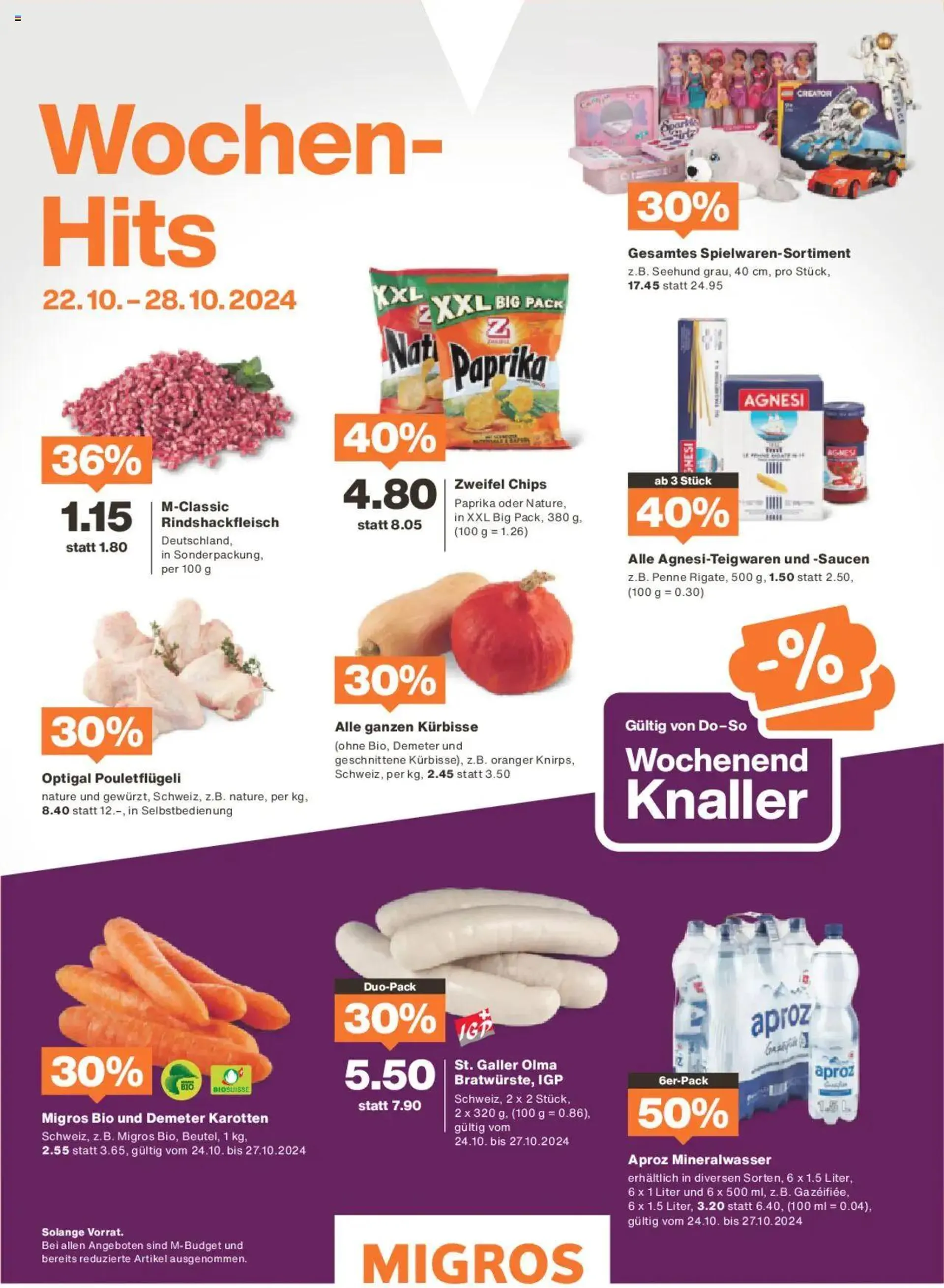 Migros - Magazin von 21. Oktober bis 27. Oktober 2024 - Prospekt seite  80