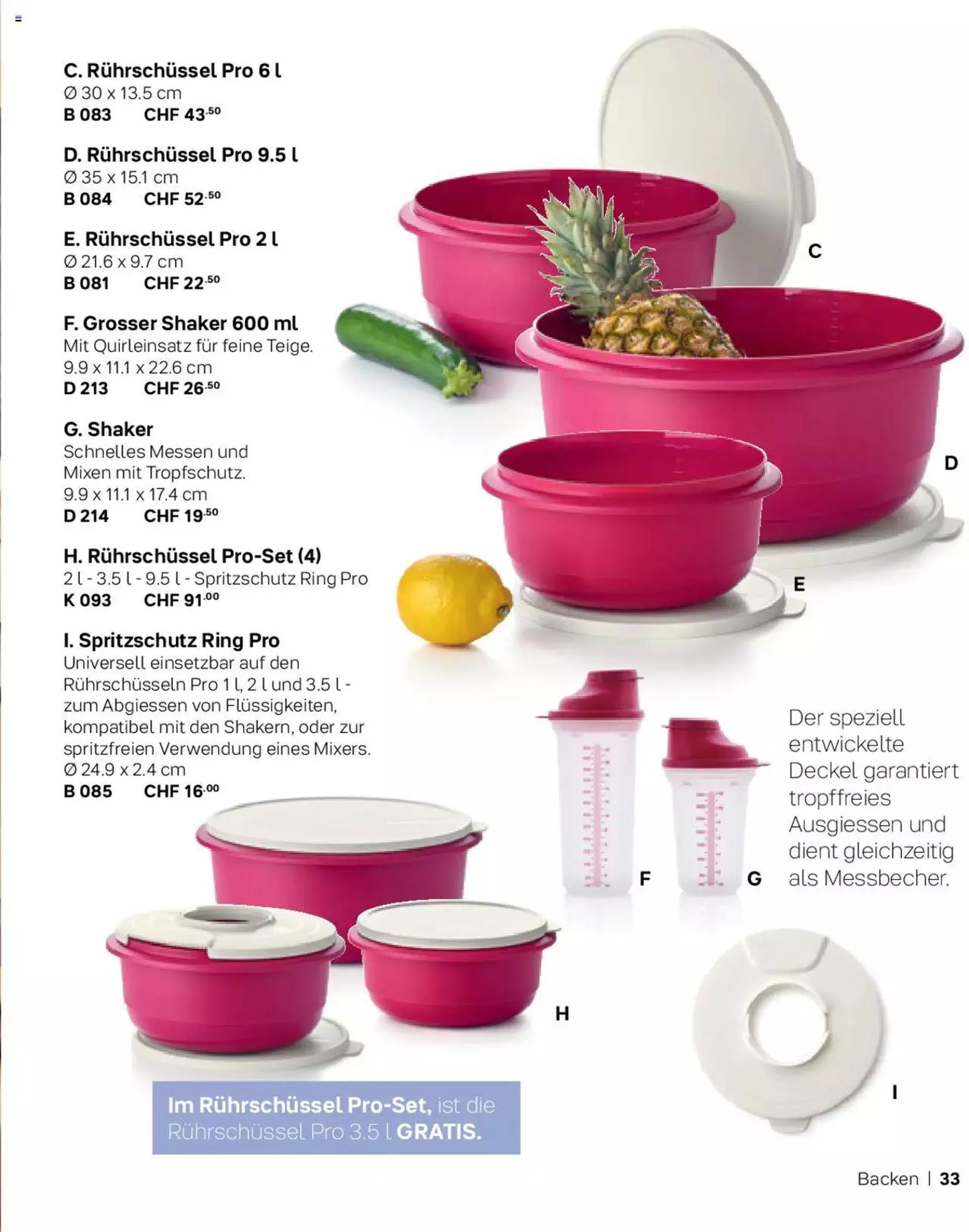 Tupperware Aktionen Herbst / Winter 2023 von 1. November bis 31. Dezember 2023 - Prospekt seite  33