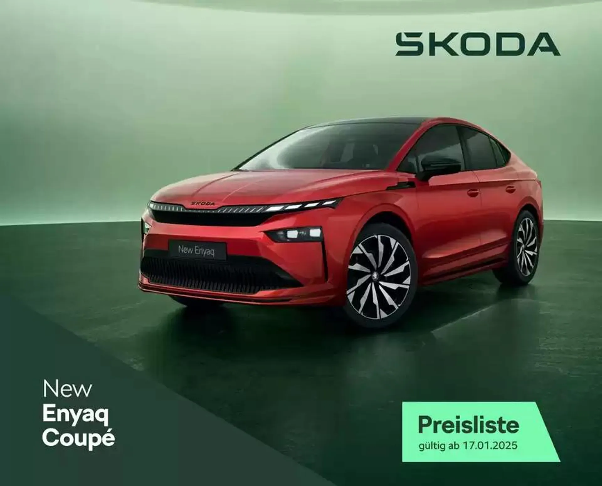 Preisliste New Enyaq Coupé RS von 21. Januar bis 28. Januar 2025 - Prospekt seite  1