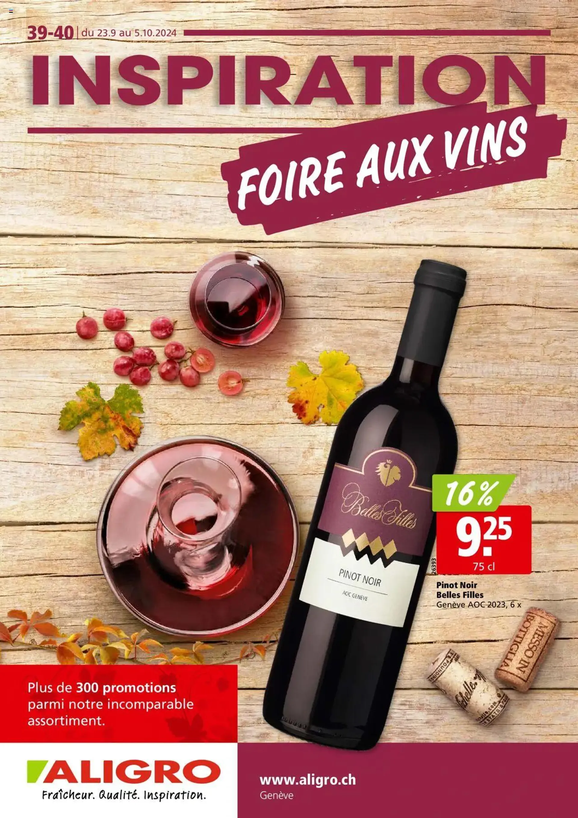 Aligro Aktionen Weinfestival - Genf - 0