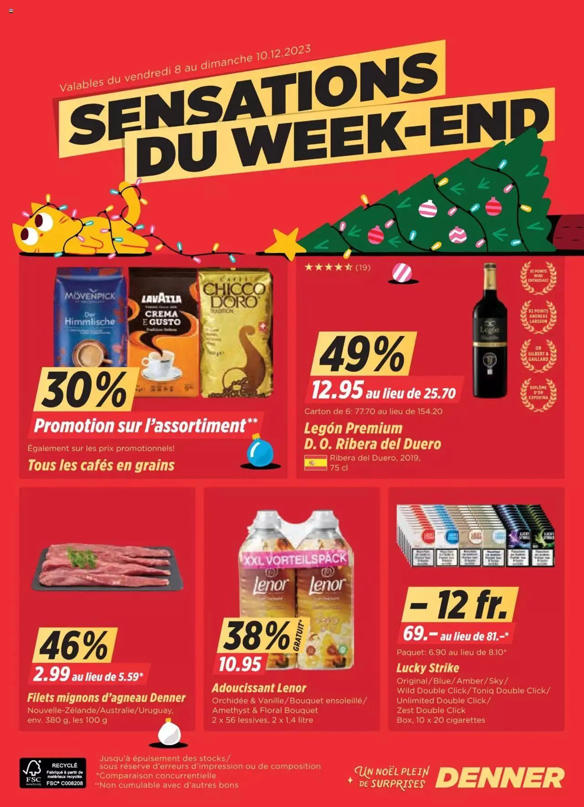 Denner Aktionen FR von 5. Dezember bis 11. Dezember 2023 - Prospekt seite  24