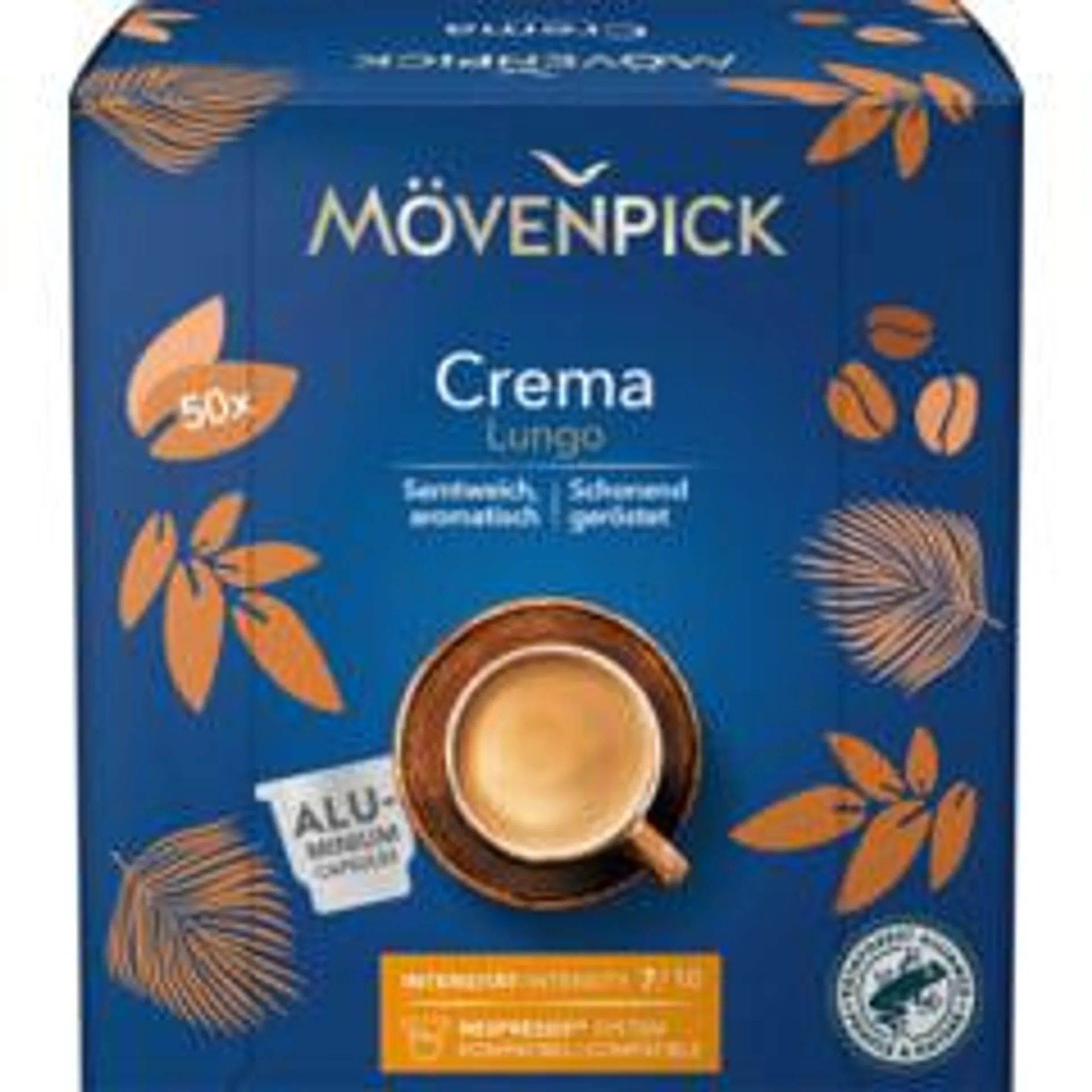 Mövenpick Kaffee Lungo Crema 50 Kapseln