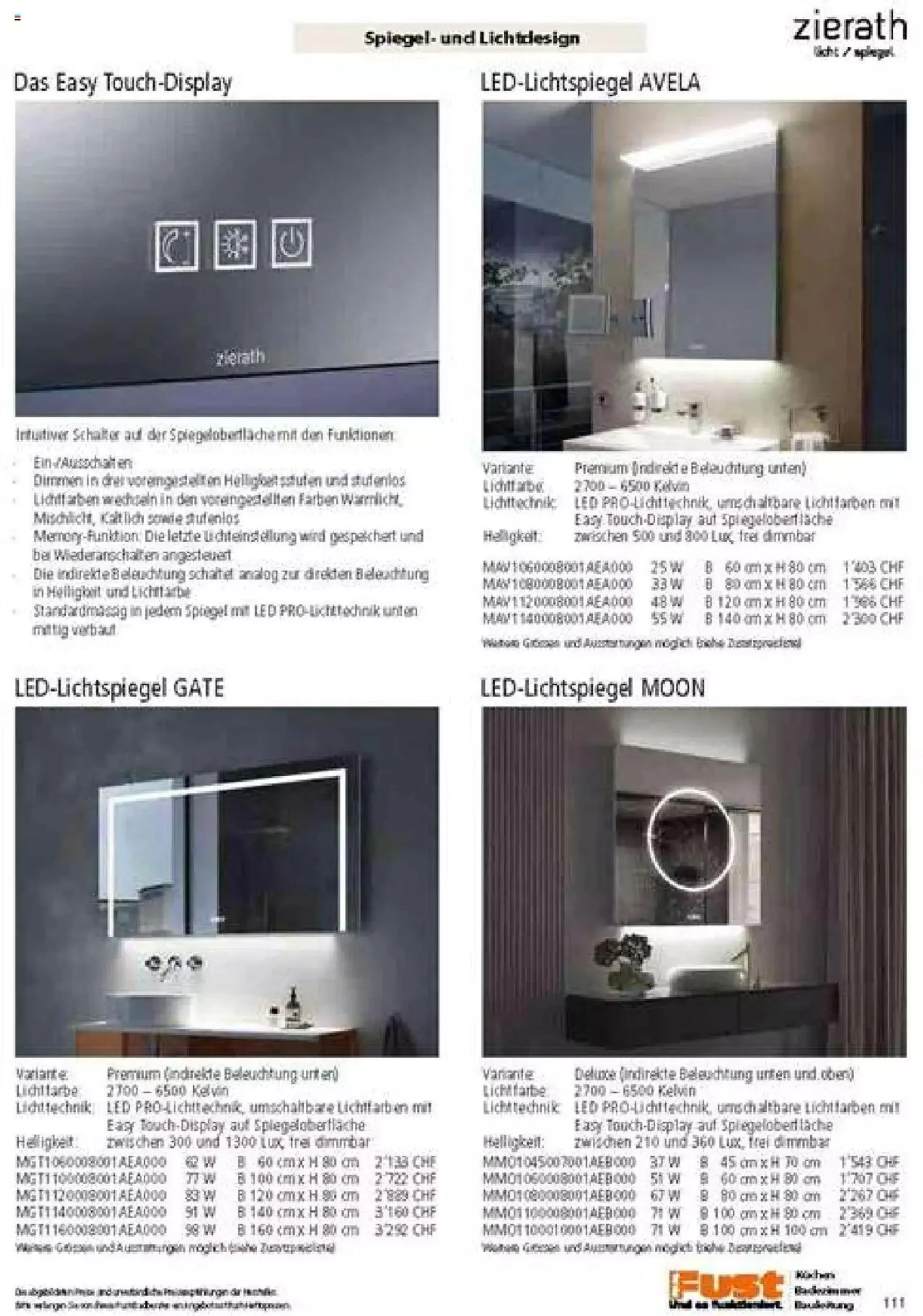 Fust Badezimmermagazin von 17. April bis 31. Dezember 2023 - Prospekt seite  111