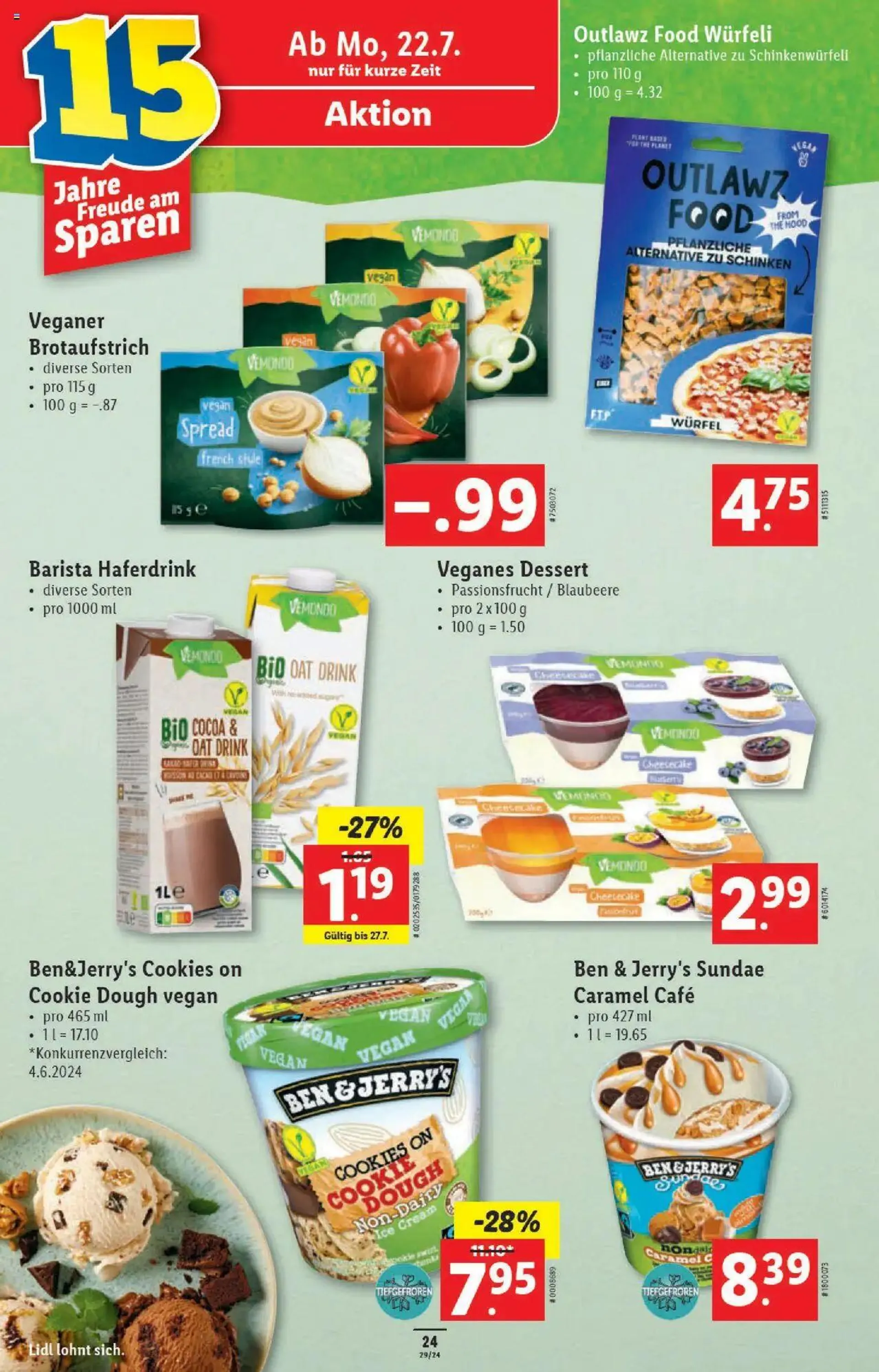 Lidl Aktionen von 18. Juli bis 24. Juli 2024 - Prospekt seite  24