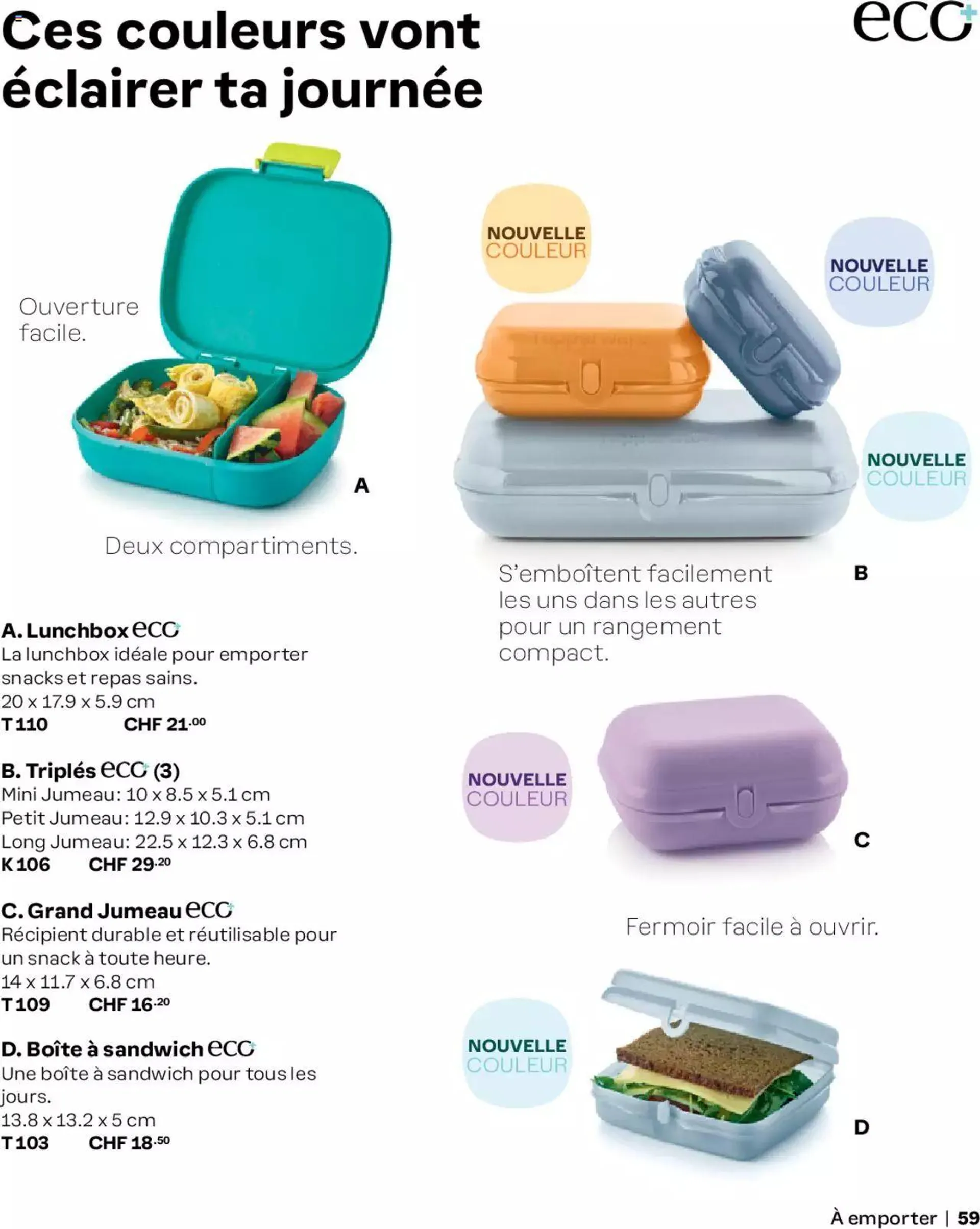 Tupperware Aktionen Frühling / Sommer 2024 von 5. März bis 31. Dezember 2024 - Prospekt seite  59