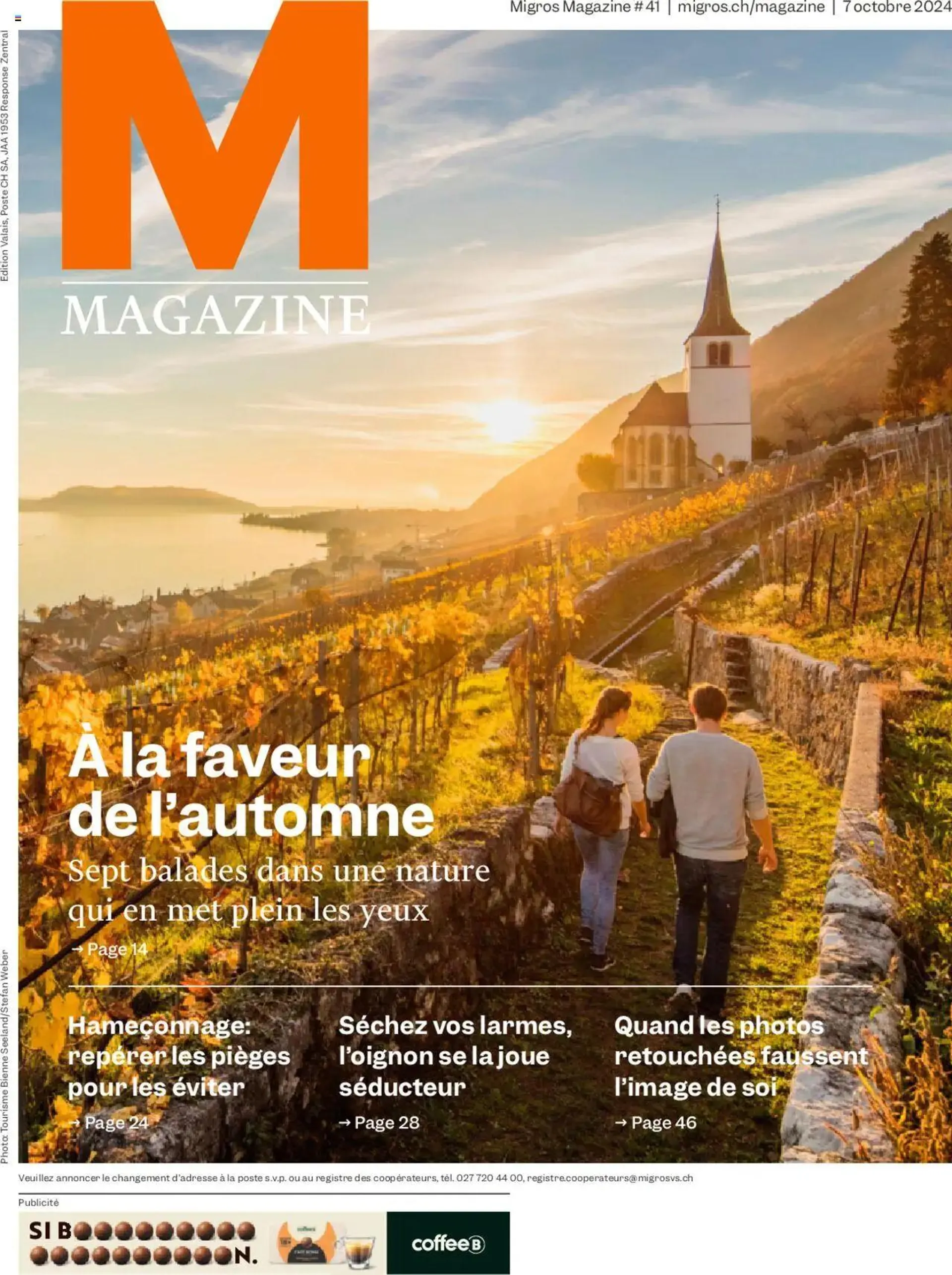 Migros Magazin FR von 7. Oktober bis 31. Dezember 2024 - Prospekt seite  1