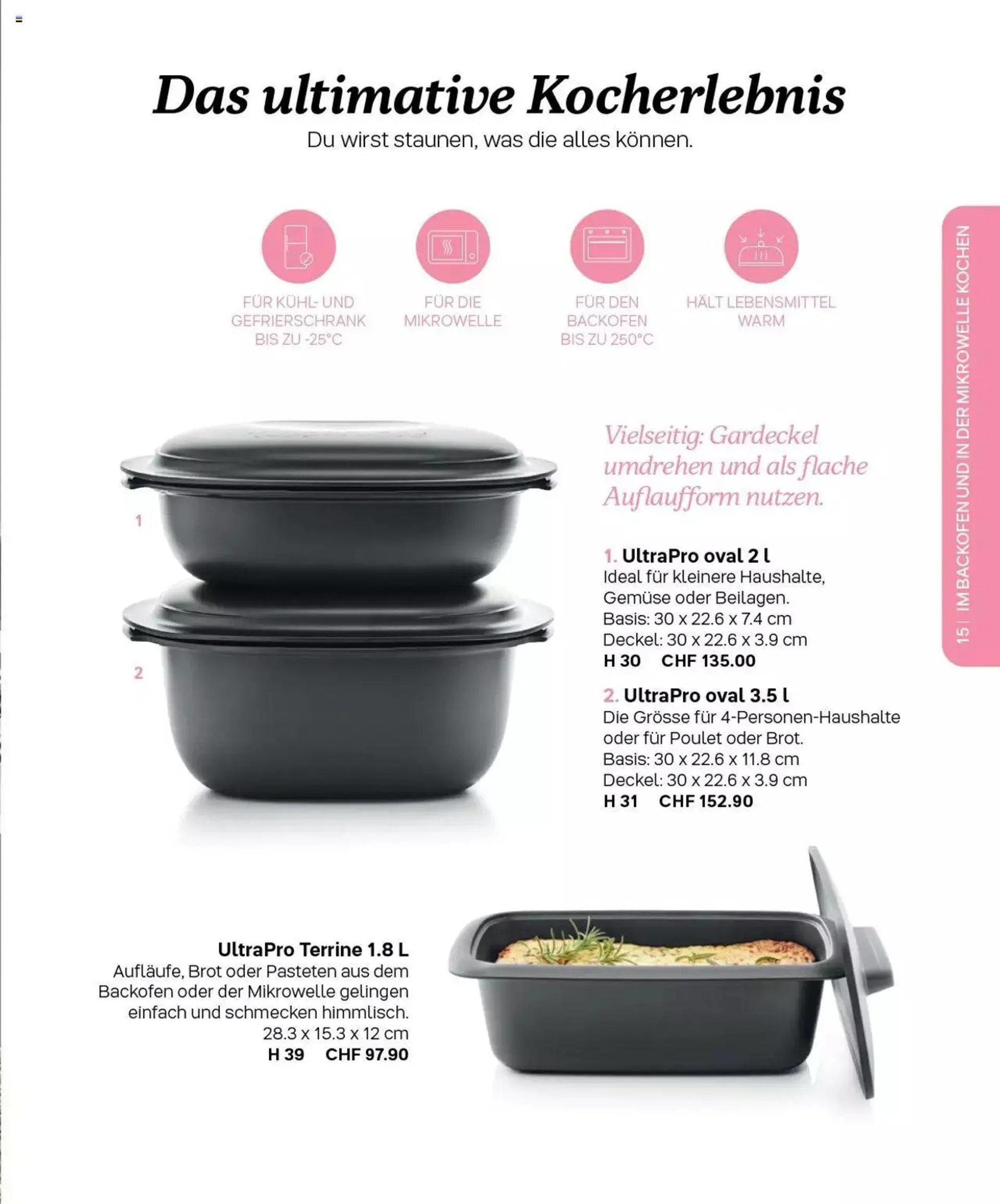 Tupperware - Herbst / Winter 2022-23 von 1. September bis 31. Dezember 2023 - Prospekt seite  15