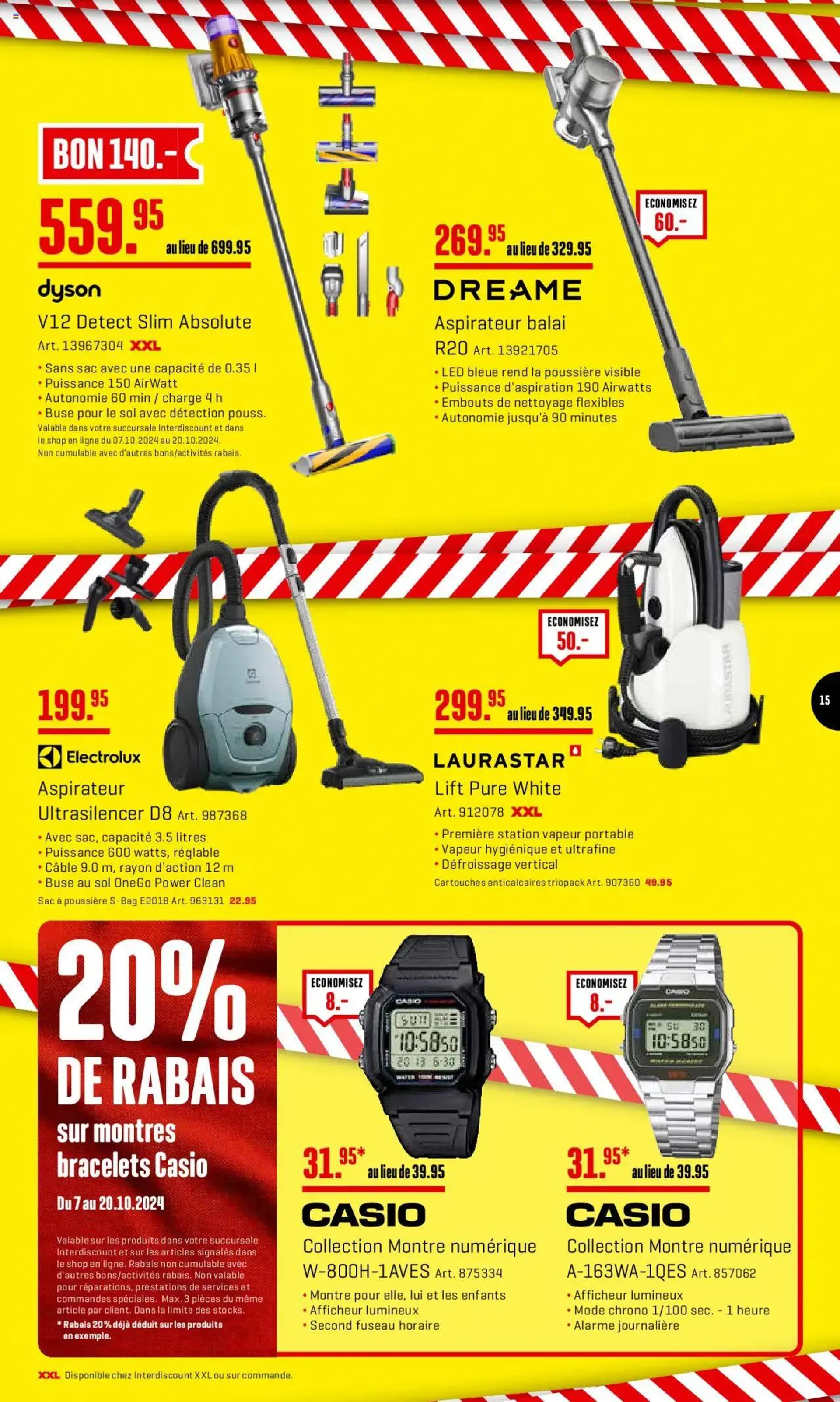 Interdiscount Aktionen FR von 7. Oktober bis 20. Oktober 2024 - Prospekt seite  15