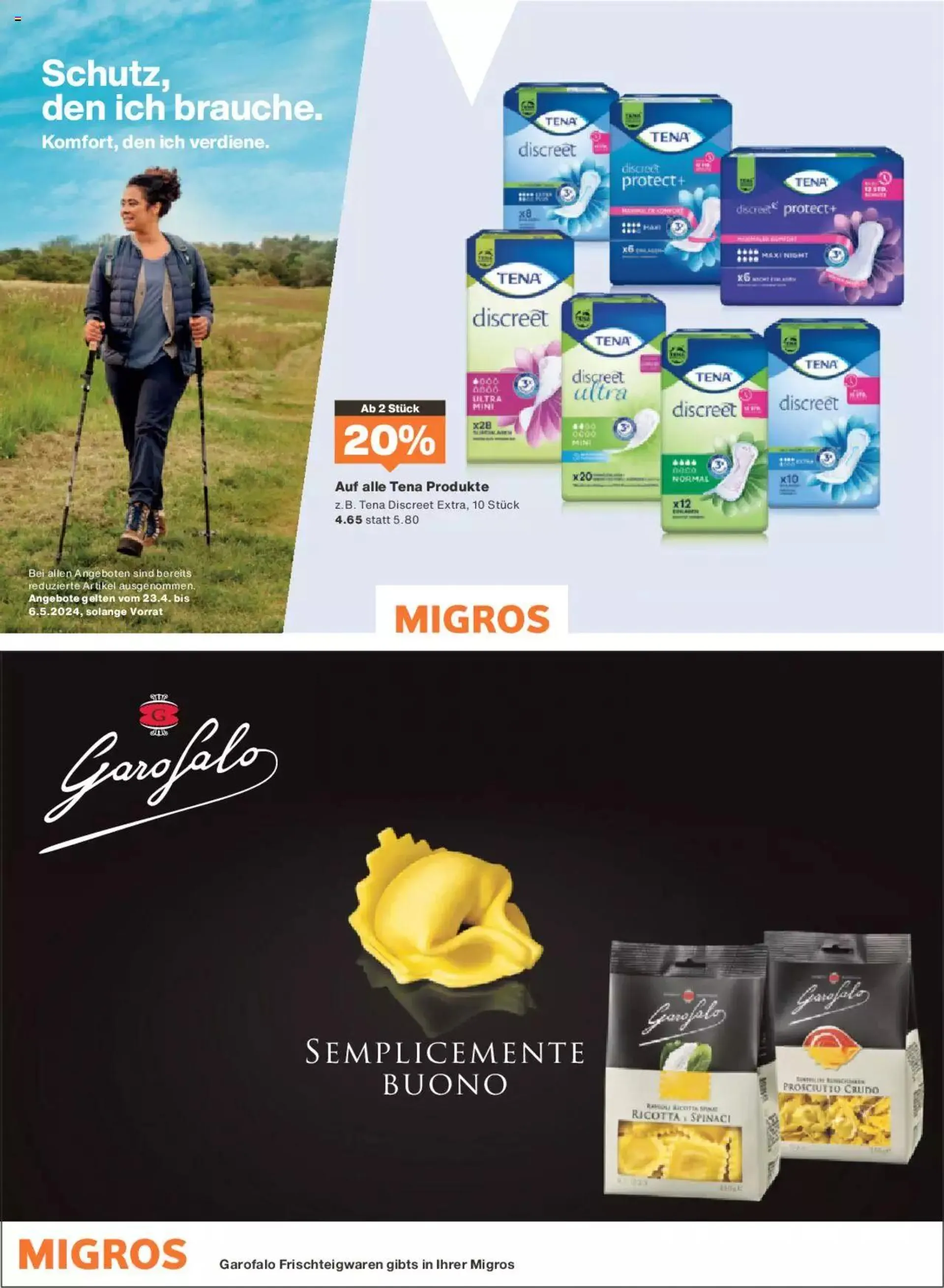 Migros - Magazin von 23. April bis 29. April 2024 - Prospekt seite  60