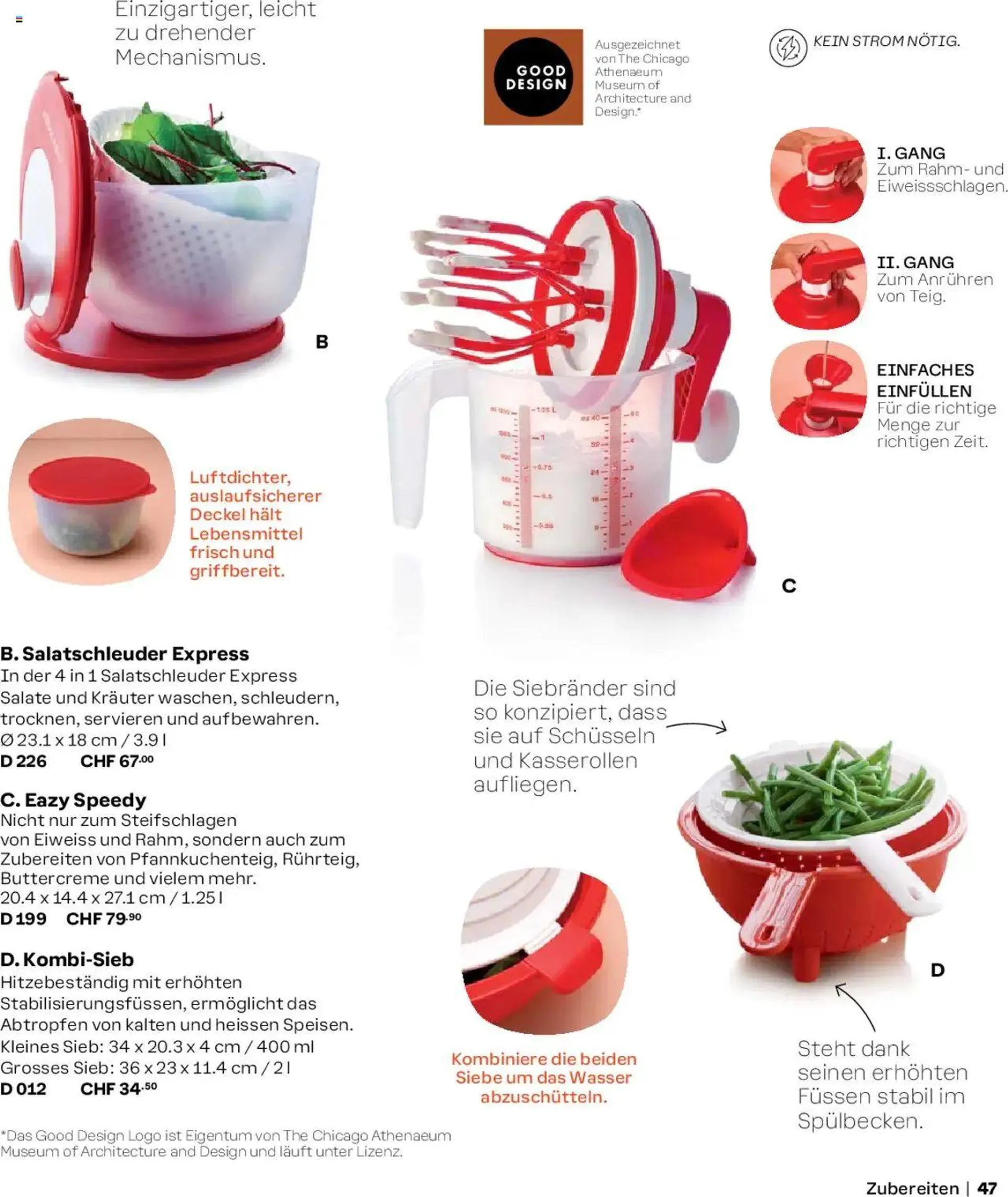 Tupperware Aktionen Herbst / Winter 2024/25 von 2. September bis 31. Dezember 2024 - Prospekt seite  47