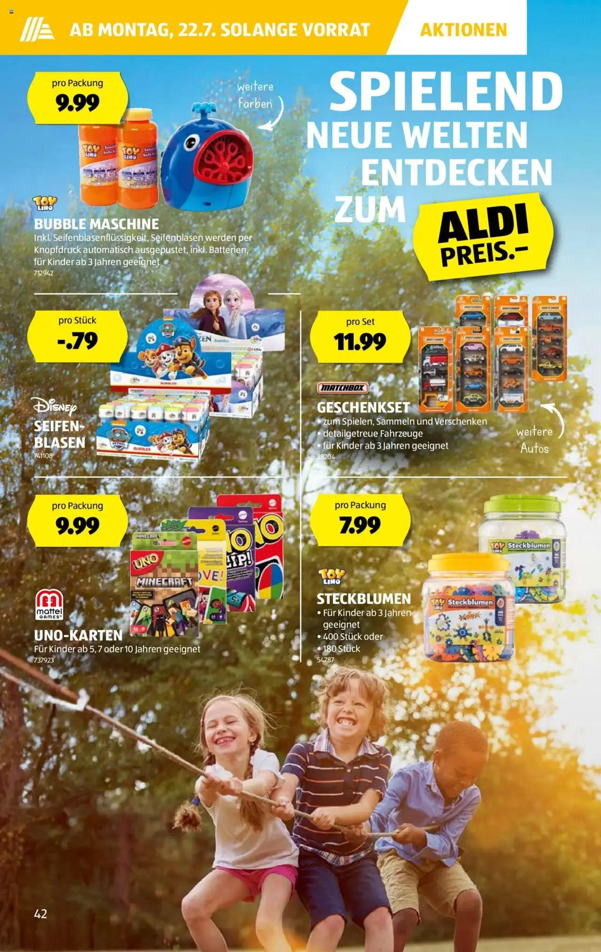 Aldi Aktionen von 18. Juli bis 24. Juli 2024 - Prospekt seite  42