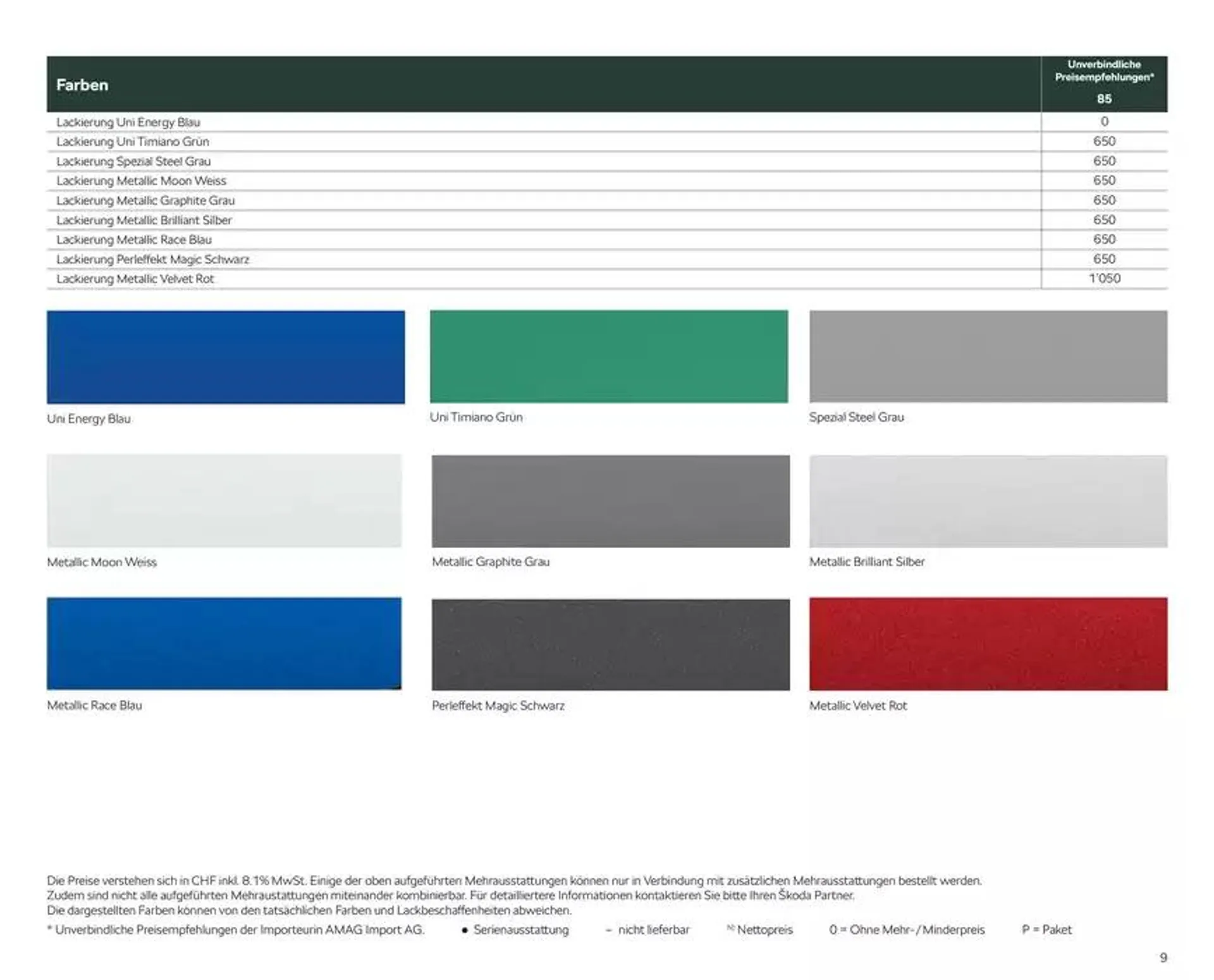 Preisliste Elroq von 24. Oktober bis 7. November 2024 - Prospekt seite  9