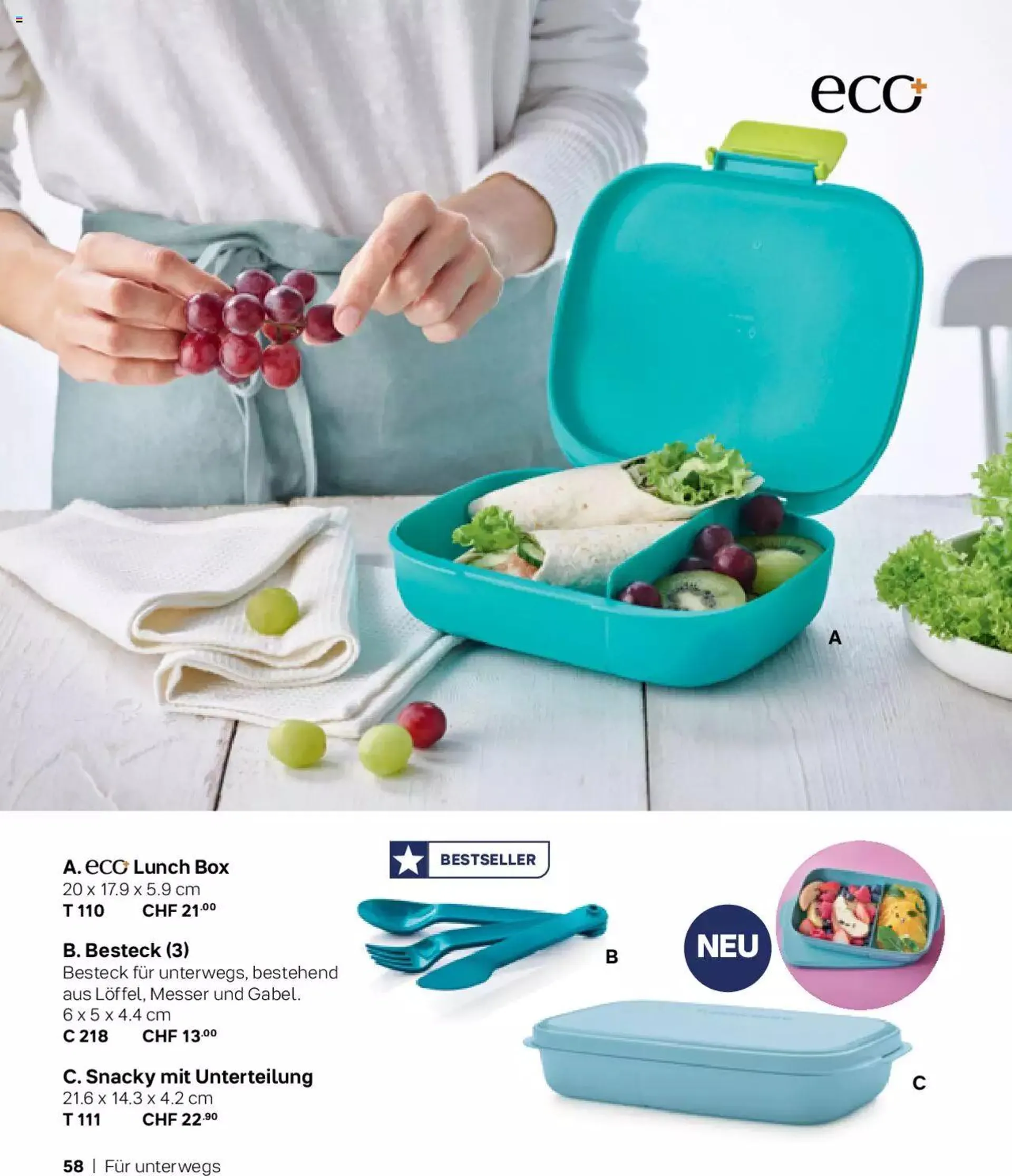 Tupperware Aktionen Herbst / Winter 2023 von 1. November bis 31. Dezember 2023 - Prospekt seite  58