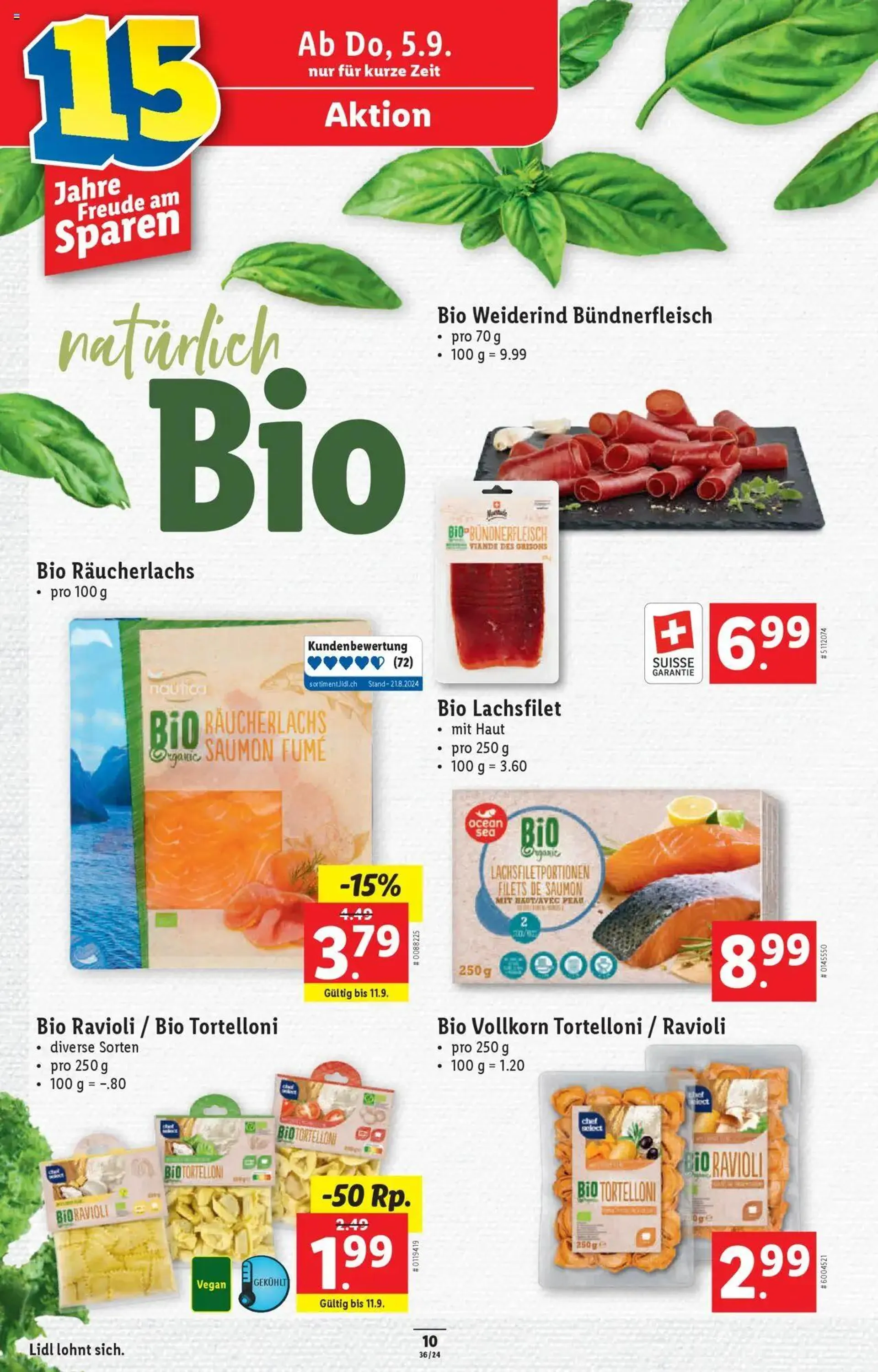 Lidl Aktionen von 5. September bis 11. September 2024 - Prospekt seite  10