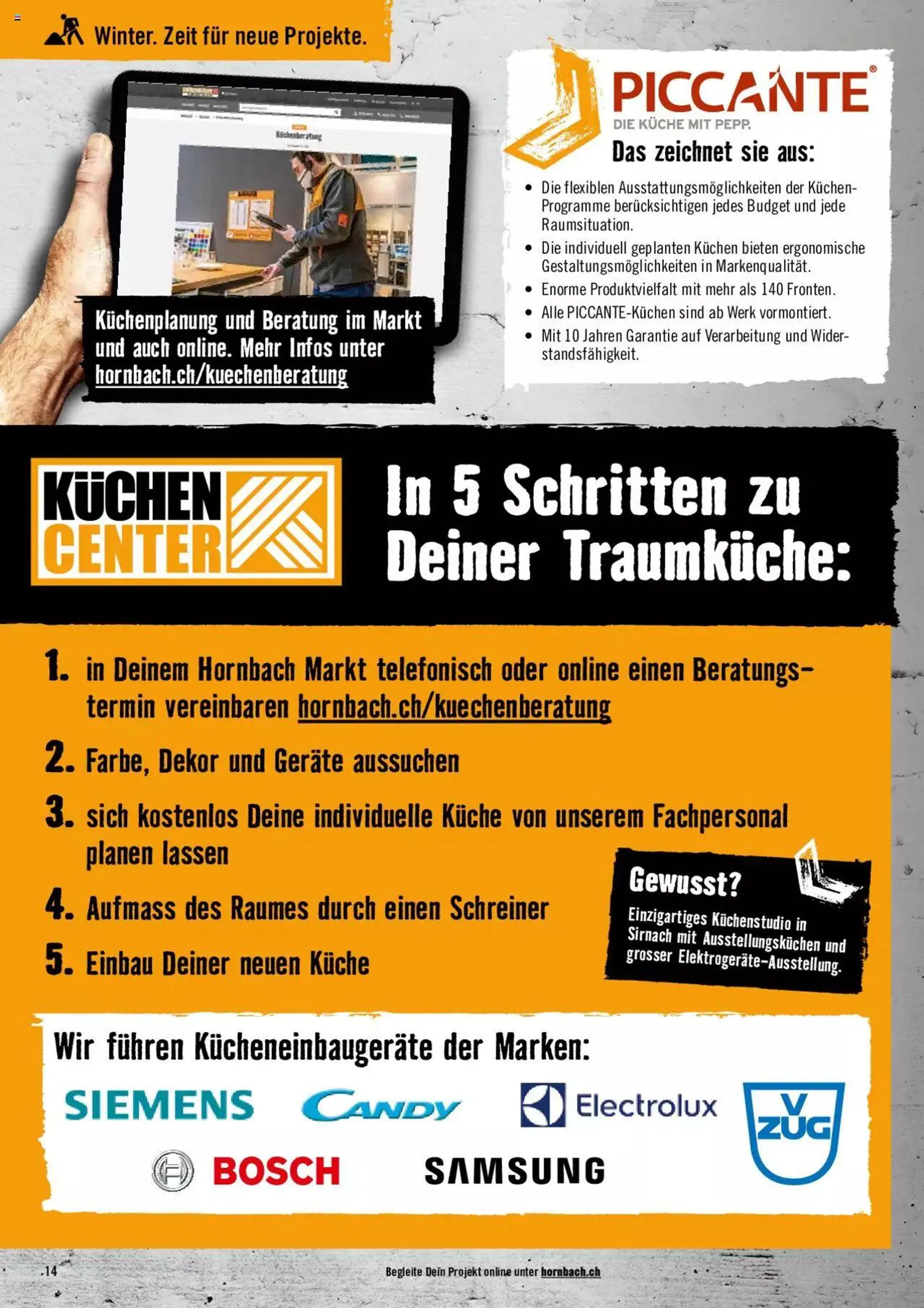 Hornbach Aktionen von 1. Februar bis 26. Februar 2024 - Prospekt seite  14