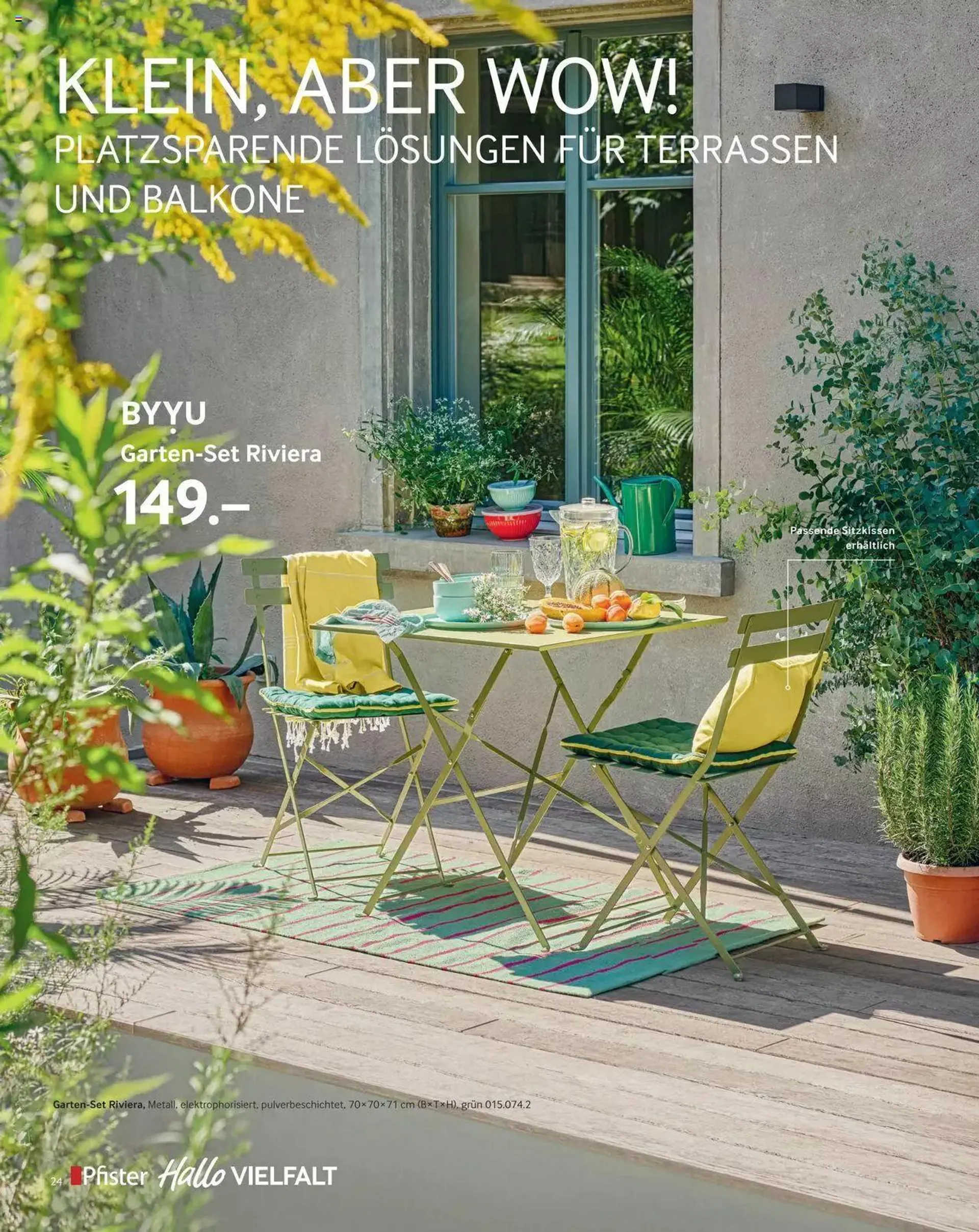 Pfister Aktionen Garten 2023 von 23. Februar bis 31. Dezember 2023 - Prospekt seite  24