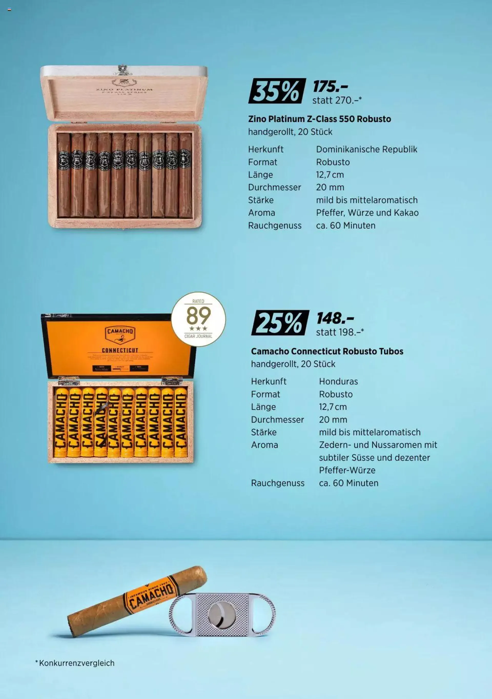 Denner Aktionen drinks and cigars DE von 6. Juni bis 31. Dezember 2023 - Prospekt seite  10