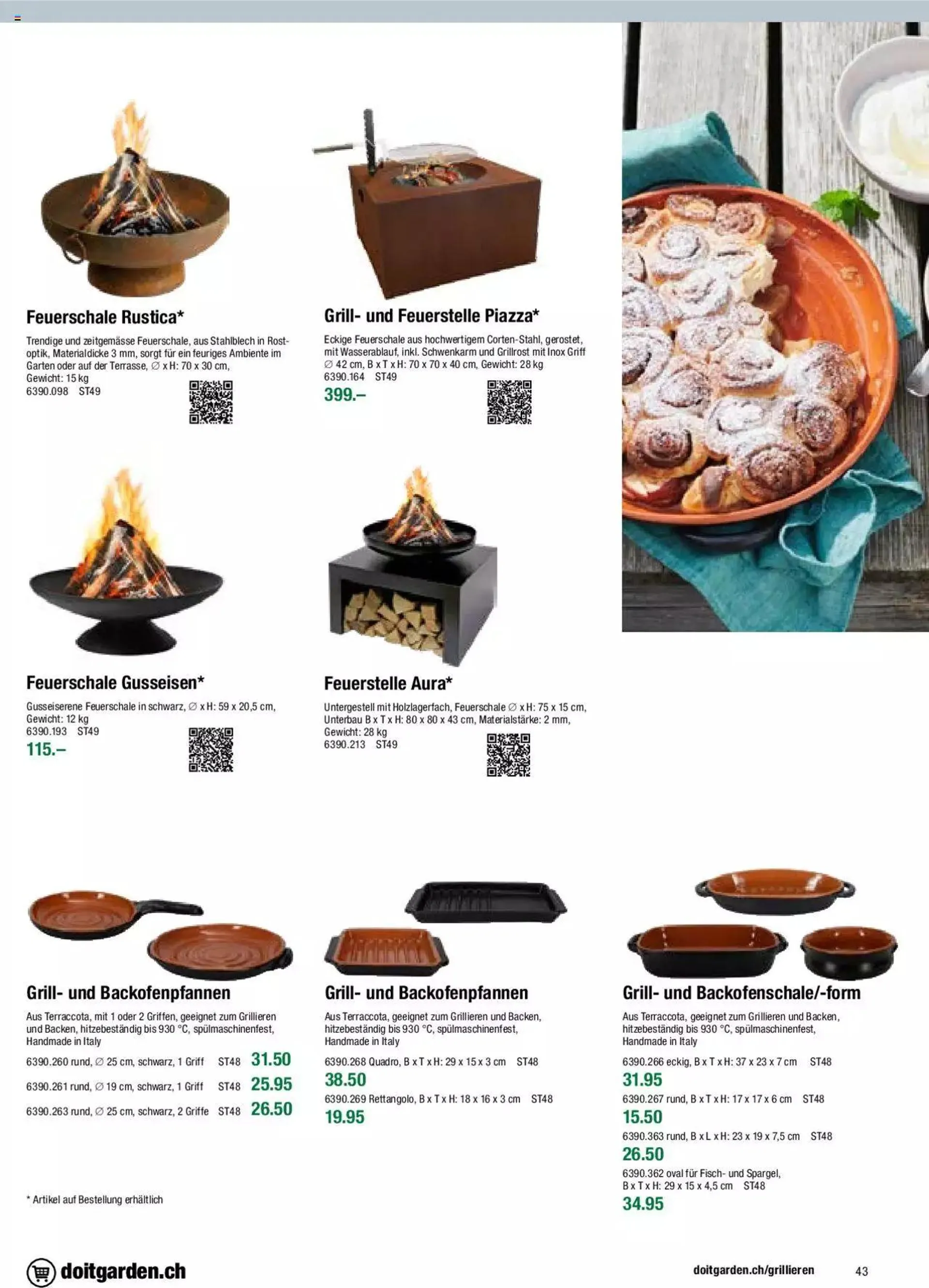 DO IT+GARDEN MIGROS Aktionen Grill von 26. Februar bis 31. Dezember 2024 - Prospekt seite  43