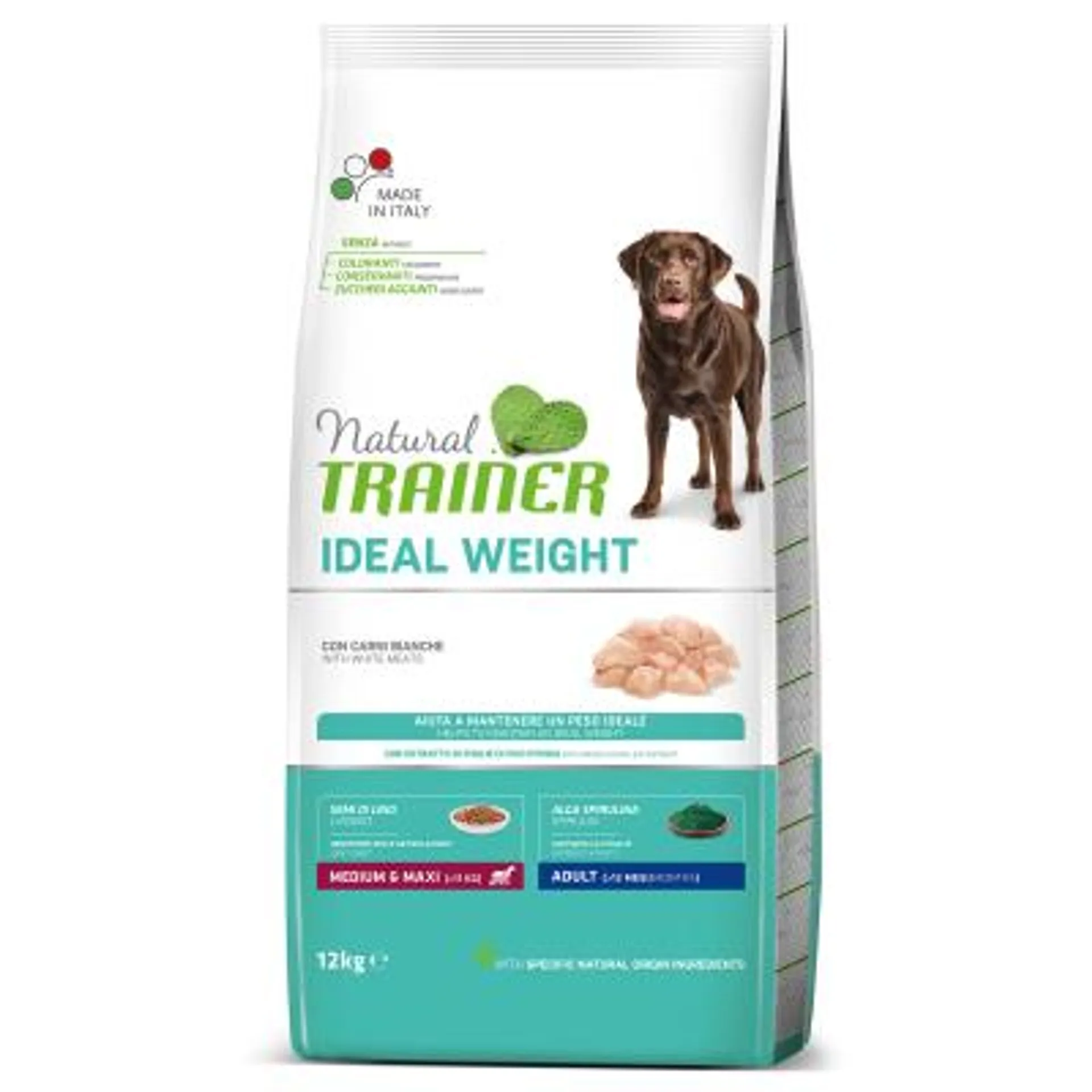 Trainer Hundefutter Ideal Weight Medium & Maxi White Meat 12kg