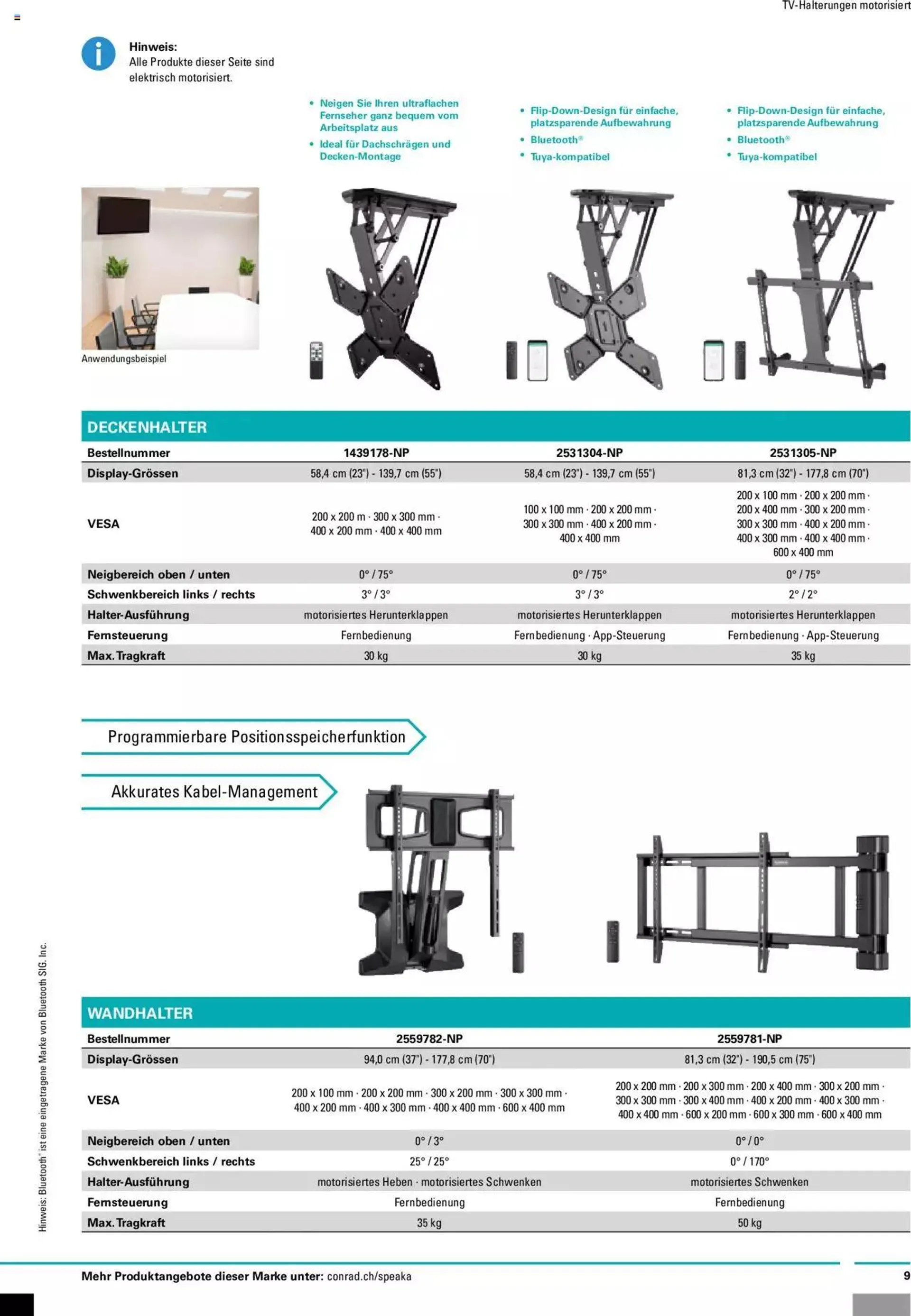 Conrad Halter Systeme von 5. September bis 31. Dezember 2024 - Prospekt seite  9