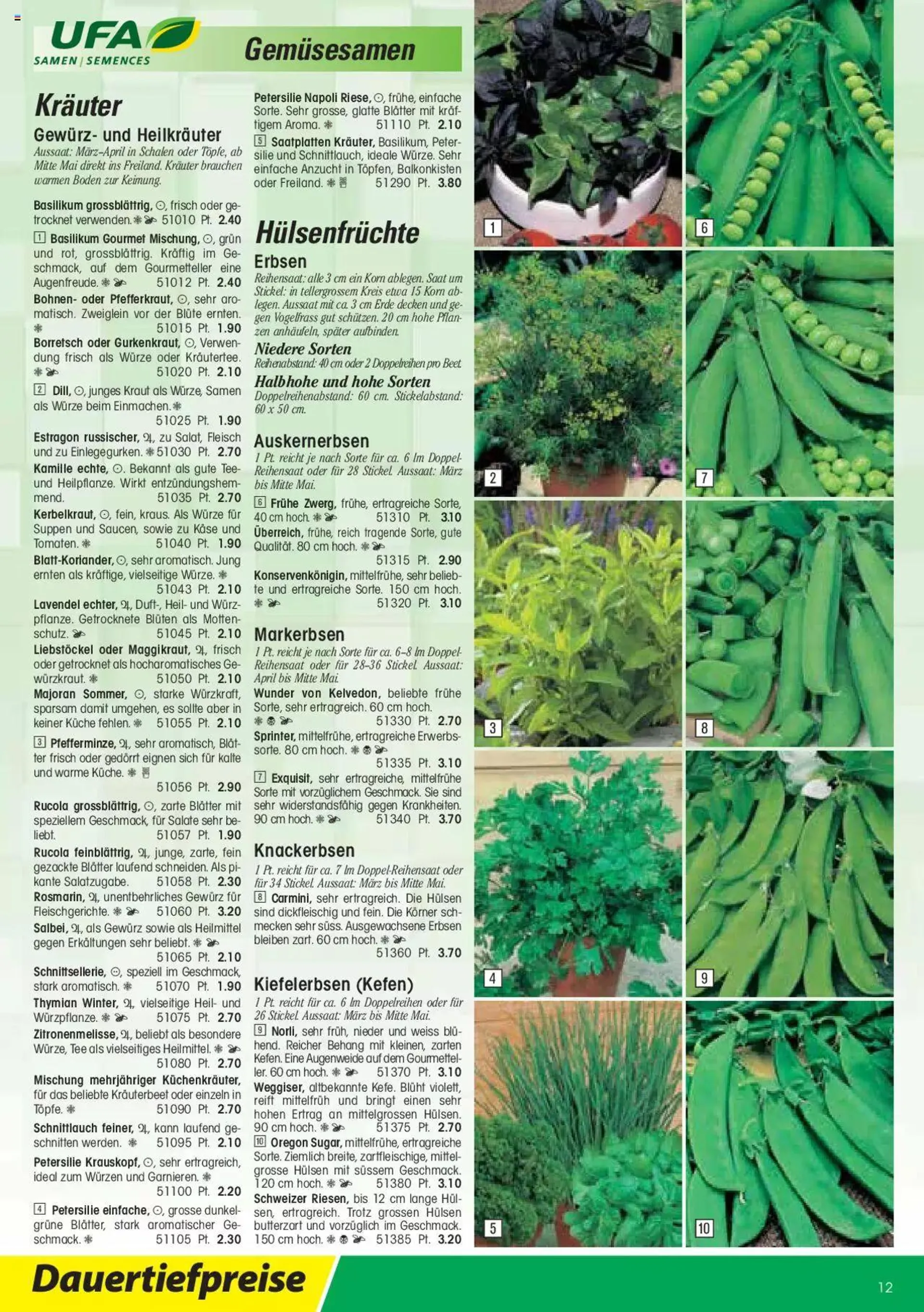 Landi - Gartensamen 2022 von 12. Januar bis 31. Dezember 2023 - Prospekt seite  12