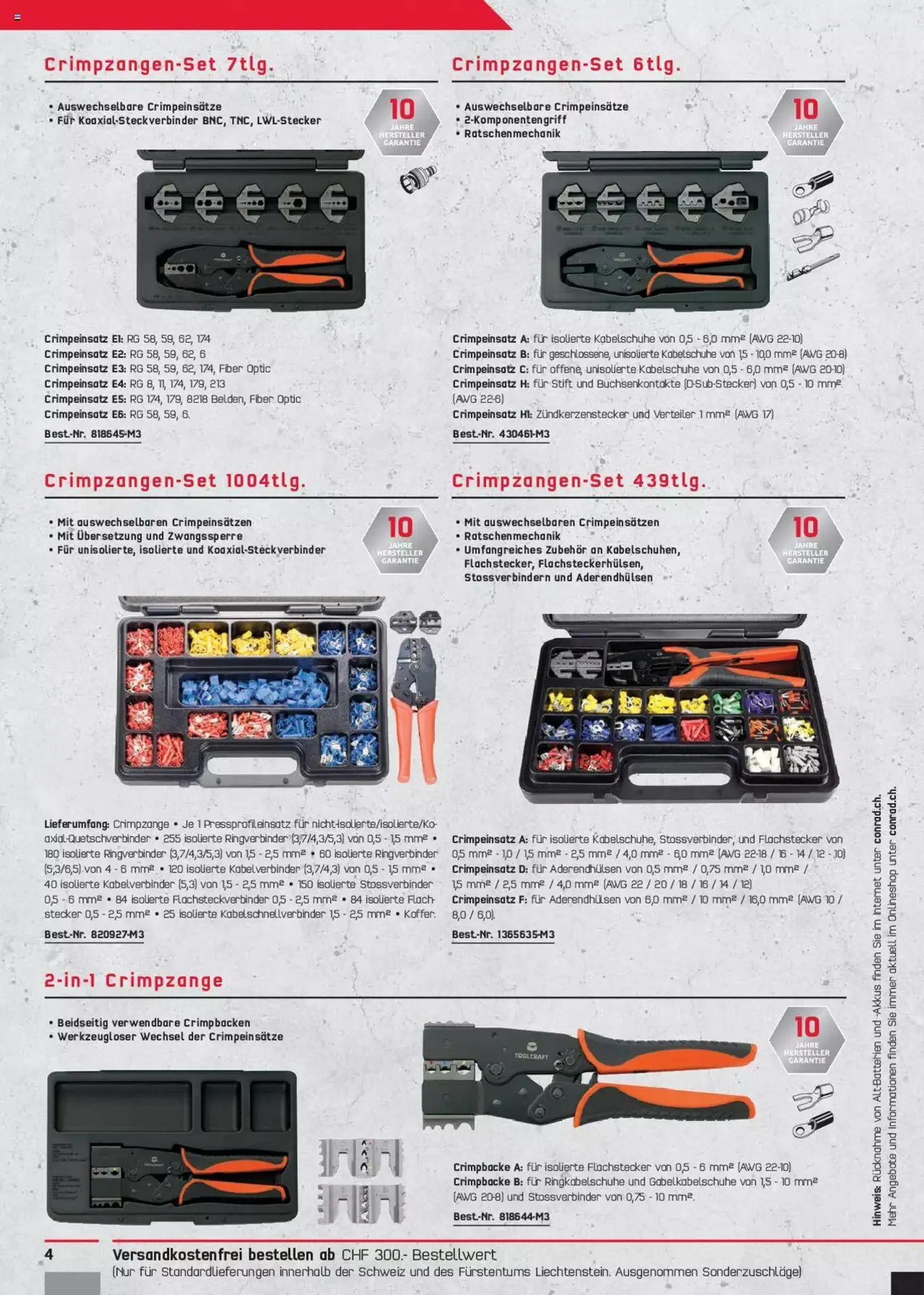 Conrad - Toolcraft News von 27. Januar bis 31. Dezember 2023 - Prospekt seite  4
