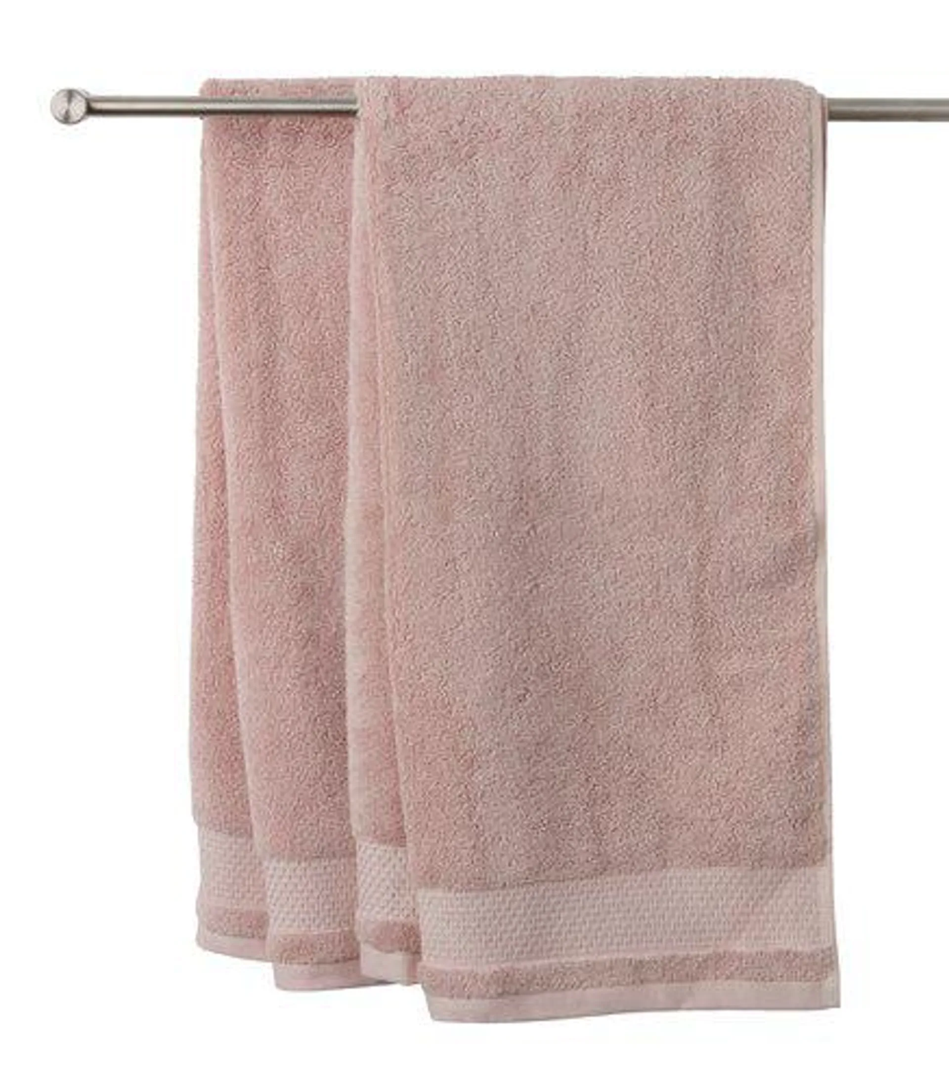 Serviette de toilette NORA 50x100 rose poudré KRONBORG