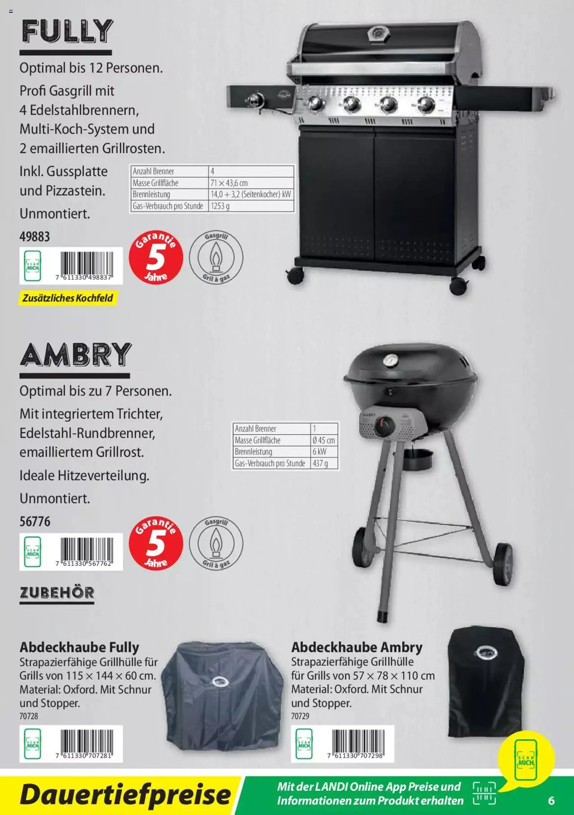 Landi BBQ Grill Club von 30. März bis 31. Dezember 2023 - Prospekt seite  6