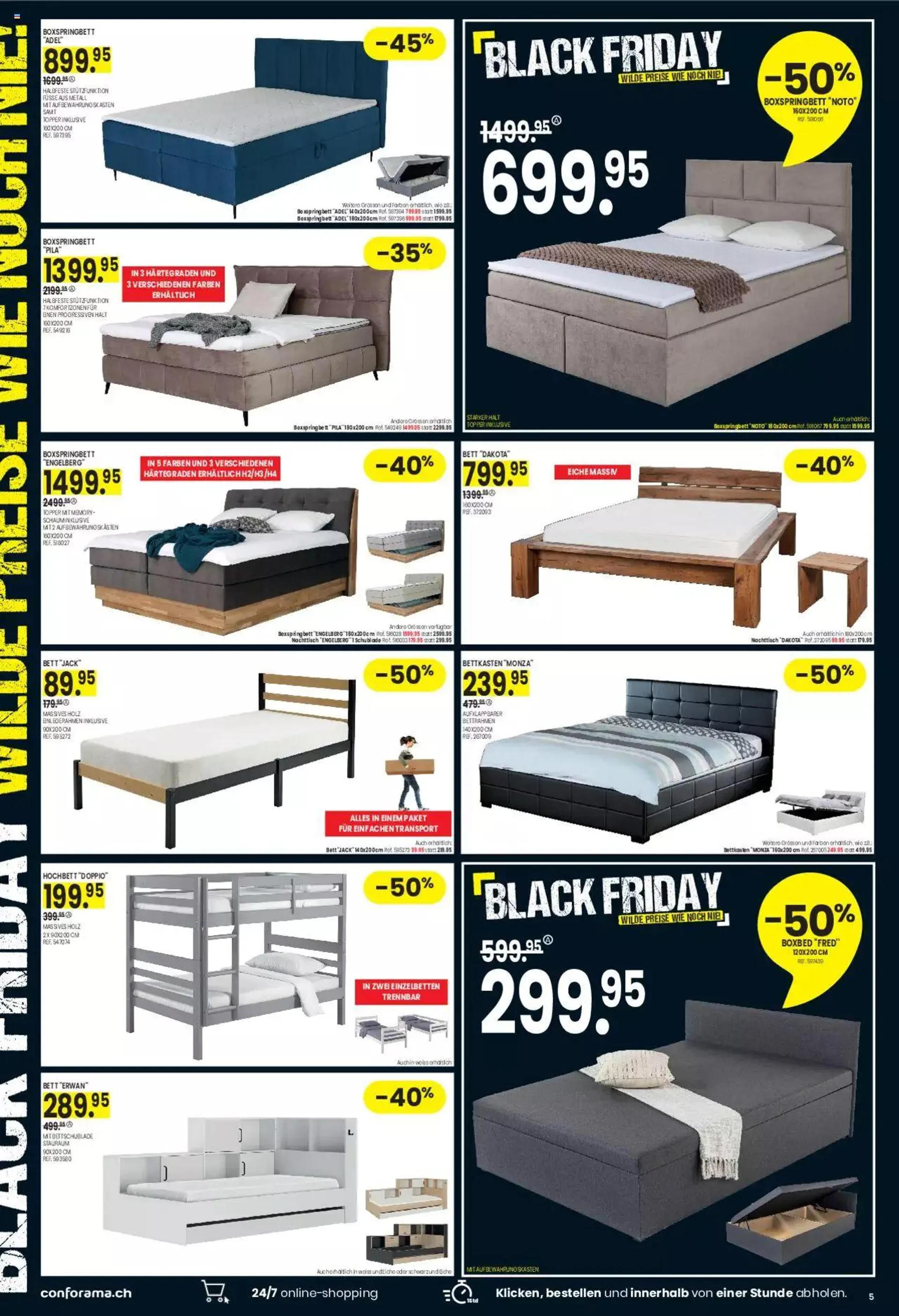 Conforama Black Friday von 19. November bis 27. November 2023 - Prospekt seite  5
