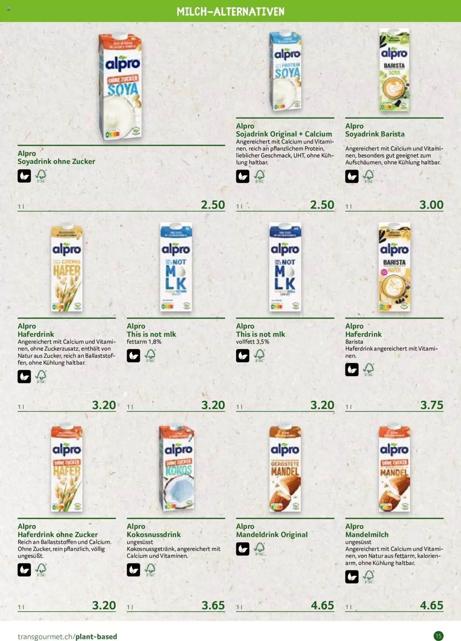 Prodega Aktionen Plant-based von 2. April bis 31. Dezember 2024 - Prospekt seite  15