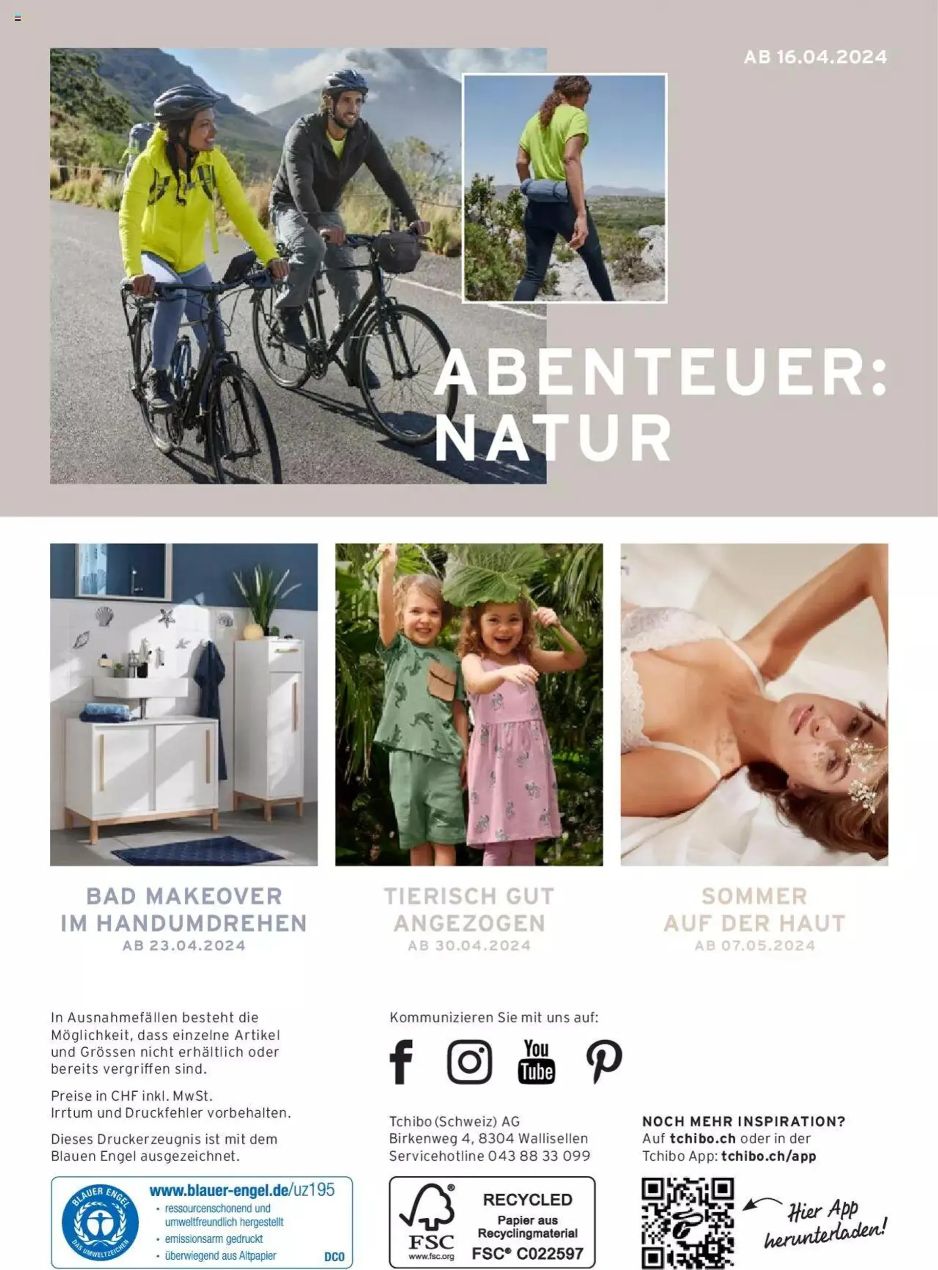 Tchibo Magazin Filialen von 9. April bis 31. Dezember 2024 - Prospekt seite  14